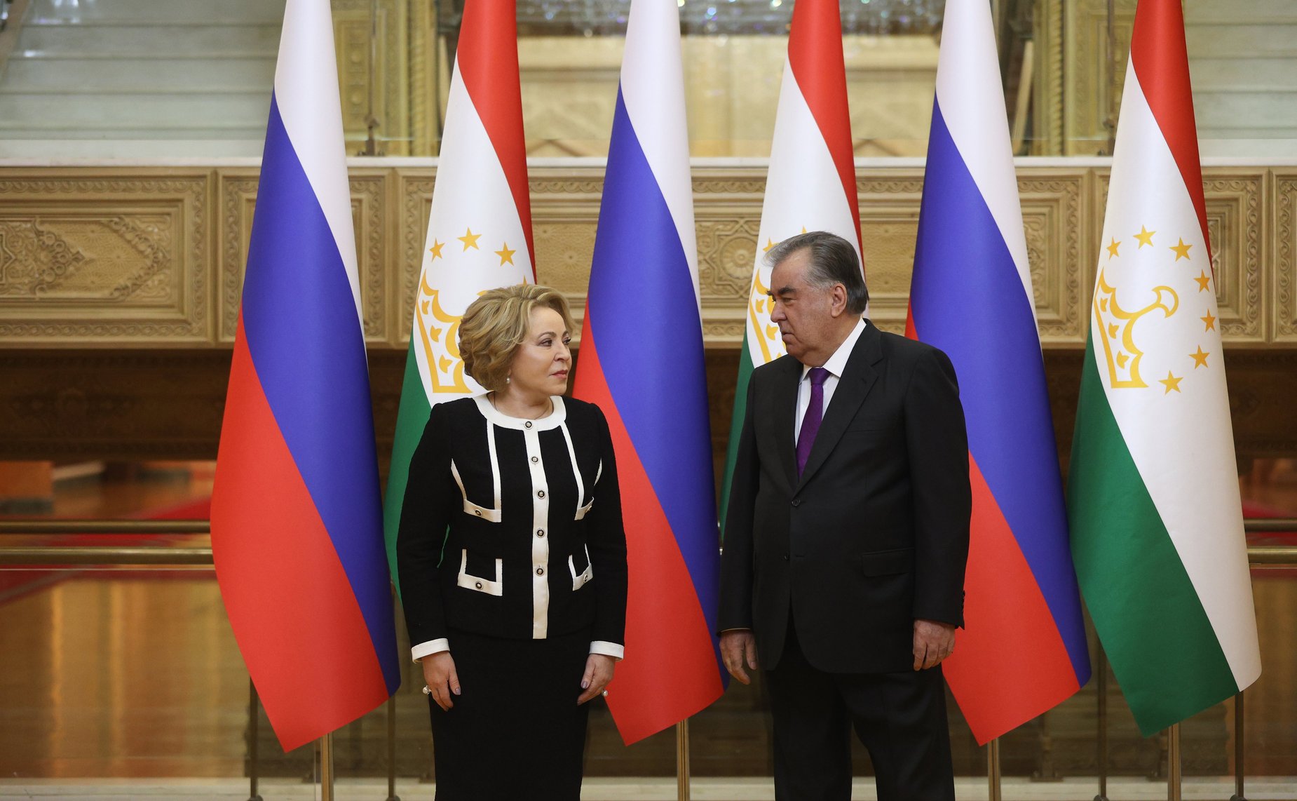 Встреча Председателя Совета Федерации Валентины Матвиенко с Президентом Республики Таджикистан Эмомали Рахмоном