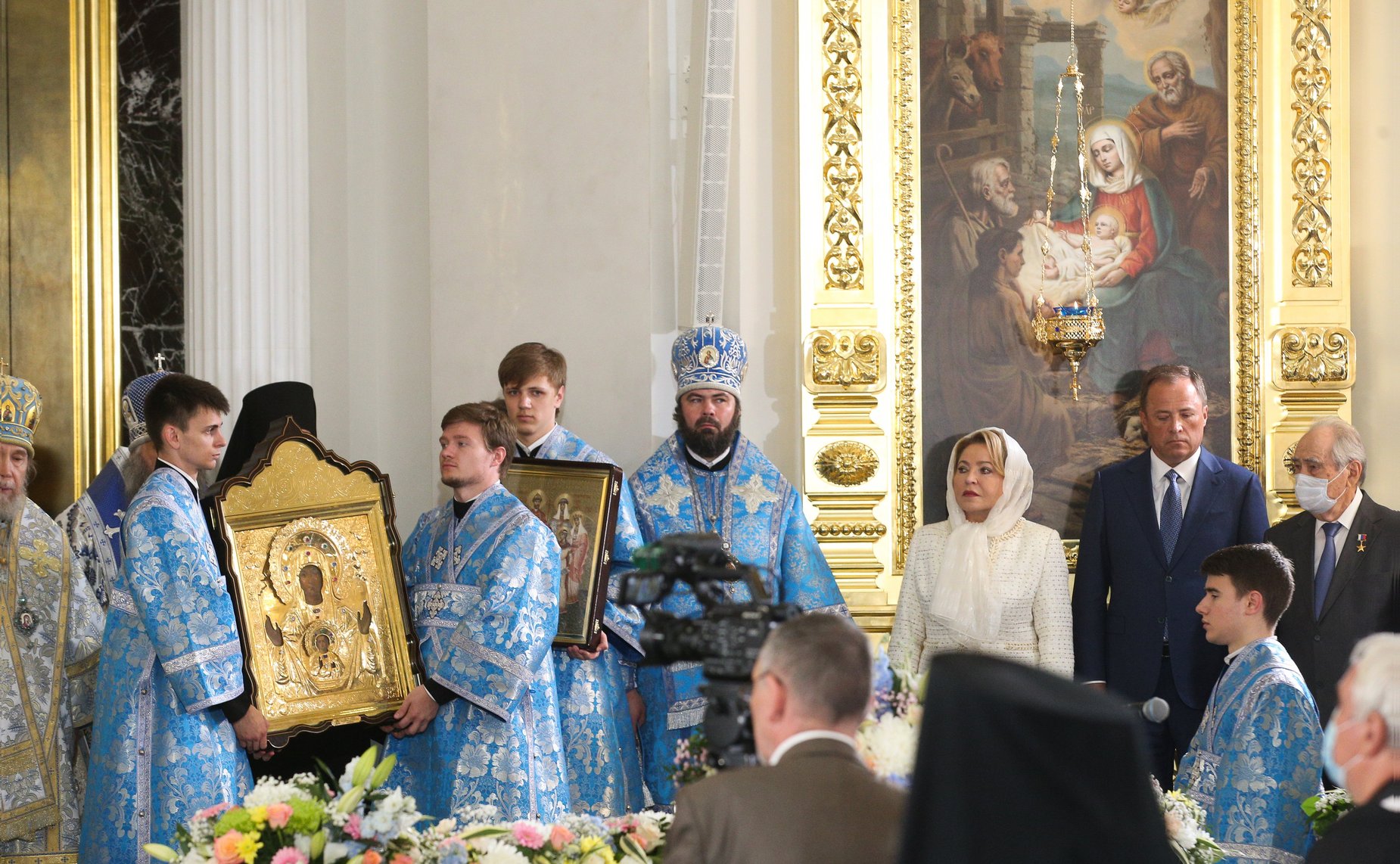 Председатель Совета Федерации Валентина Матвиенко приняла участие в торжественных мероприятиях по случаю освящения собора Казанской иконы Божией Матери Богородицкого монастыря