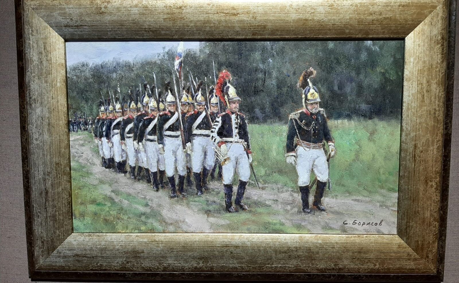 Сергей Березкин побывал на открытии выставки «Россия — Родина моя!» художника Сергея Борисова