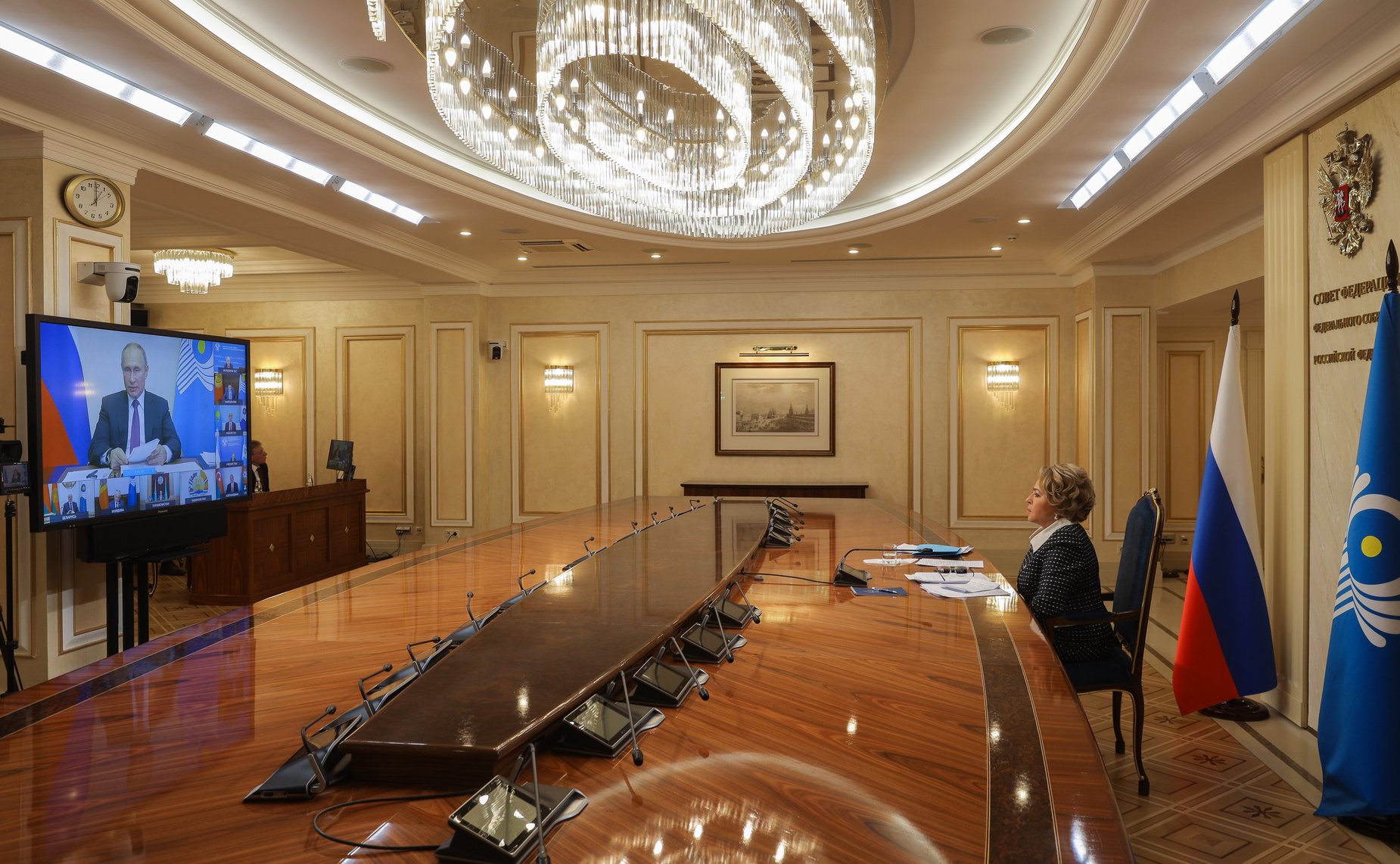 Выступление Валентины Матвиенко на заседании Совета глав государств СНГ