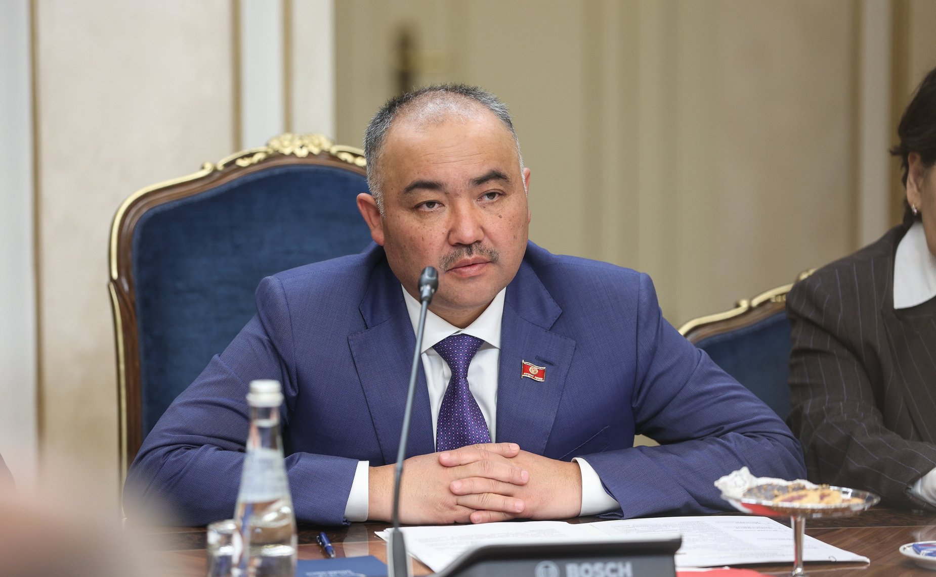 Валентина Матвиенко встретилась с Председателем Жогорку Кенеша Киргизской Республики Нурланбеком Шакиевым