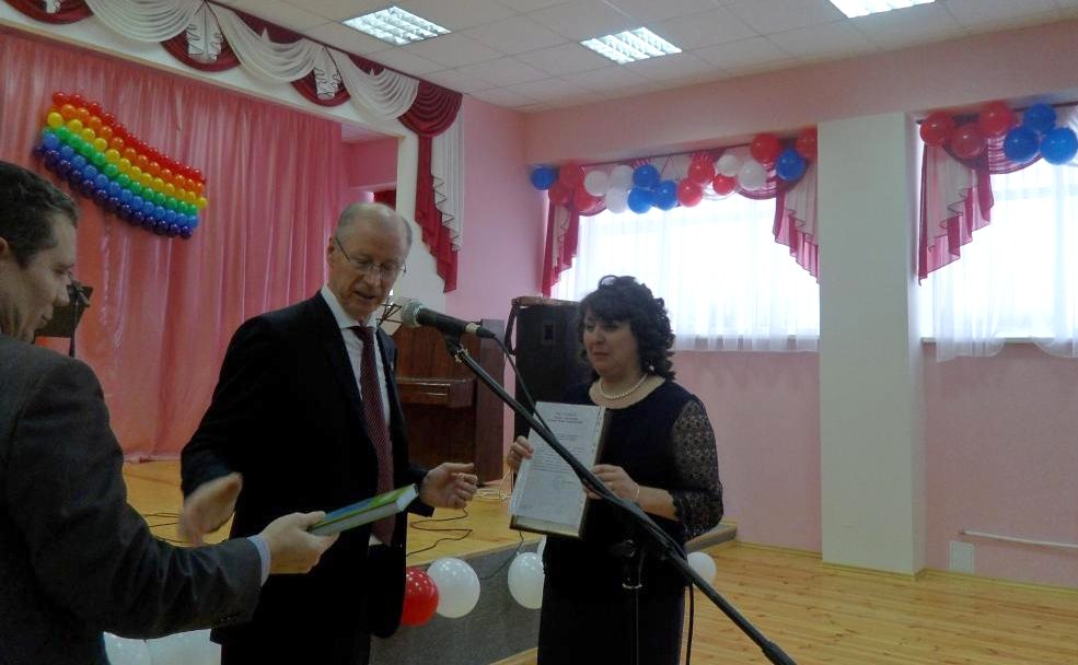 Н. Петрушкин в встретился с педагогическим коллективом и учащимися общеобразовательной школы № 33 города Саранска 8