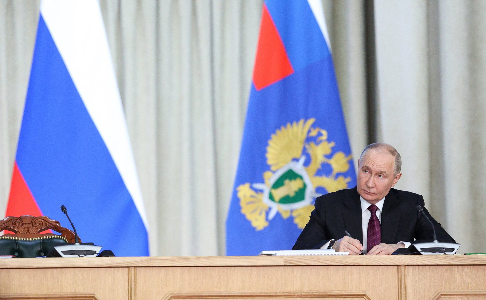 Президент России Владимир. Путин