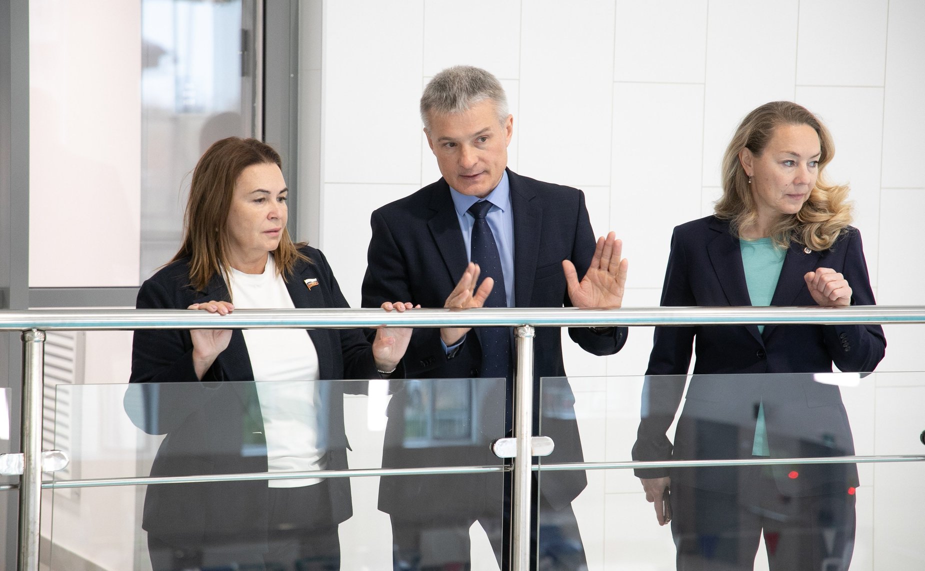 Сенаторы посетили Центр физкультурной и спортивной работы «Олимпия» Тюменского муниципального района