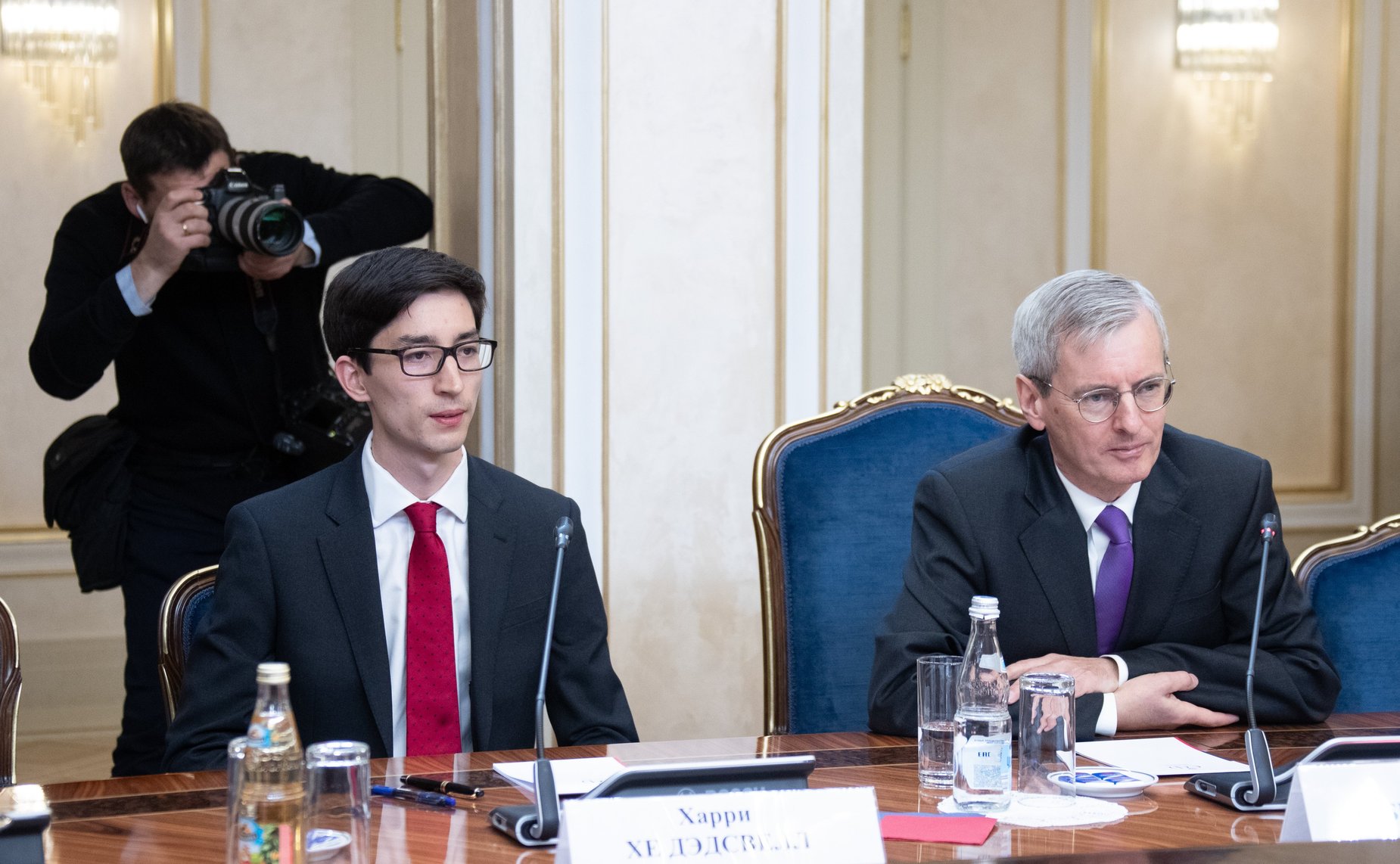 Встреча К. Косачева с Чрезвычайным и Полномочным послом Великобритании в РФ Лори Бристоу