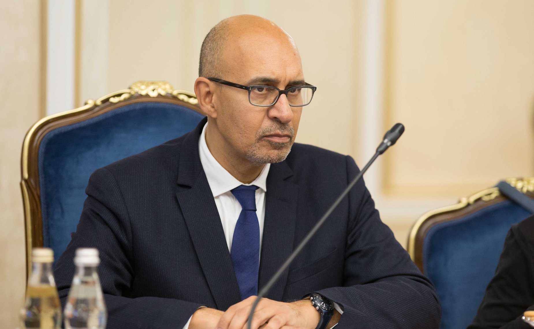 Встреча А. Пушкова с Представителем ОБСЕ по вопросам свободы СМИ А. Дезиром