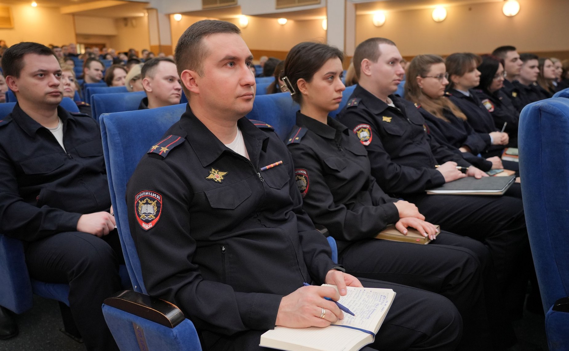 Юрий Валяев провел встречу с курсантами и руководящим составом Московского университета Министерства внутренних дел Российской Федерации имени В.Я. Кикотя