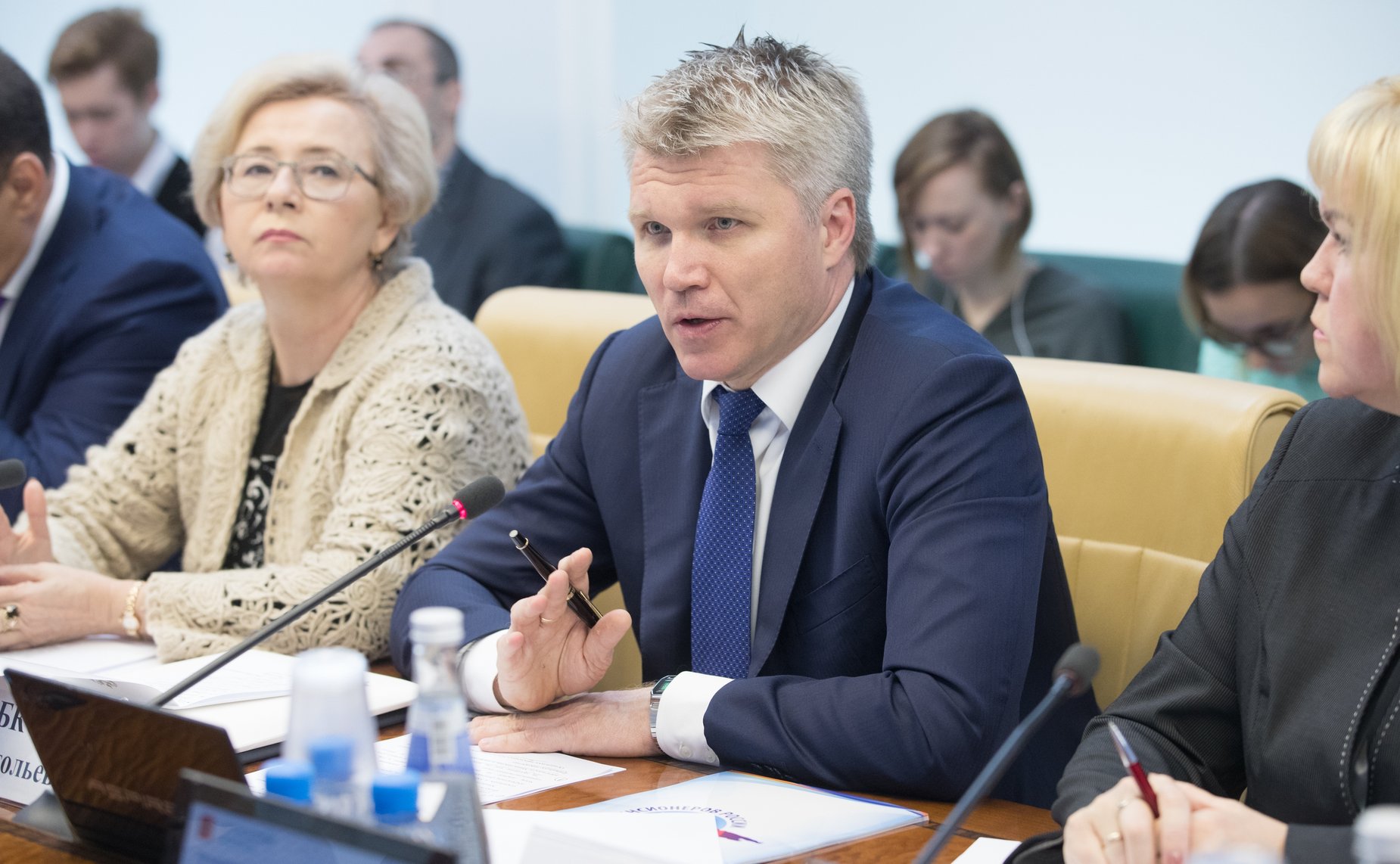 Министр спорта РФ П. Колобков