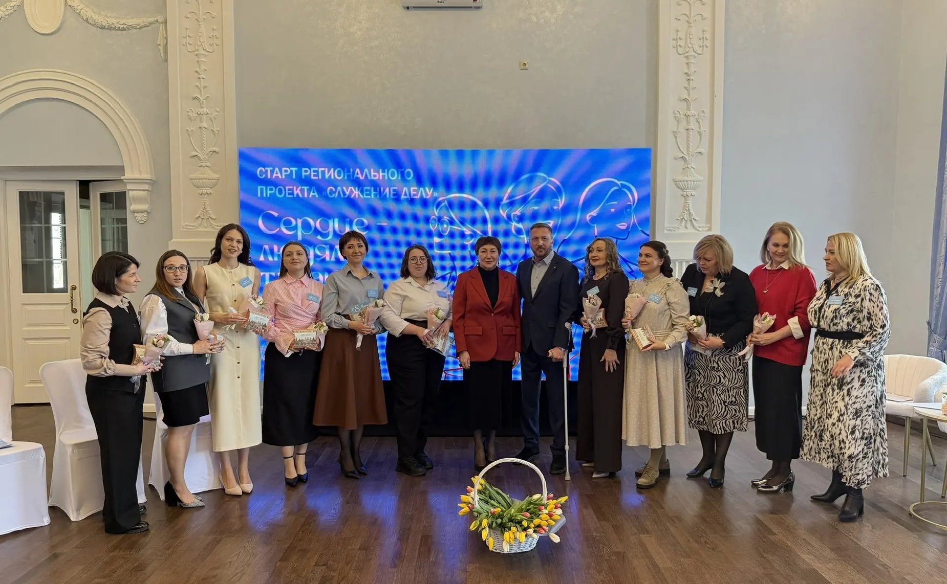 Проект «Служение делу» инициирован Еленой Перминовой и реализуется Курганским региональным отделением «Союза женщин России»