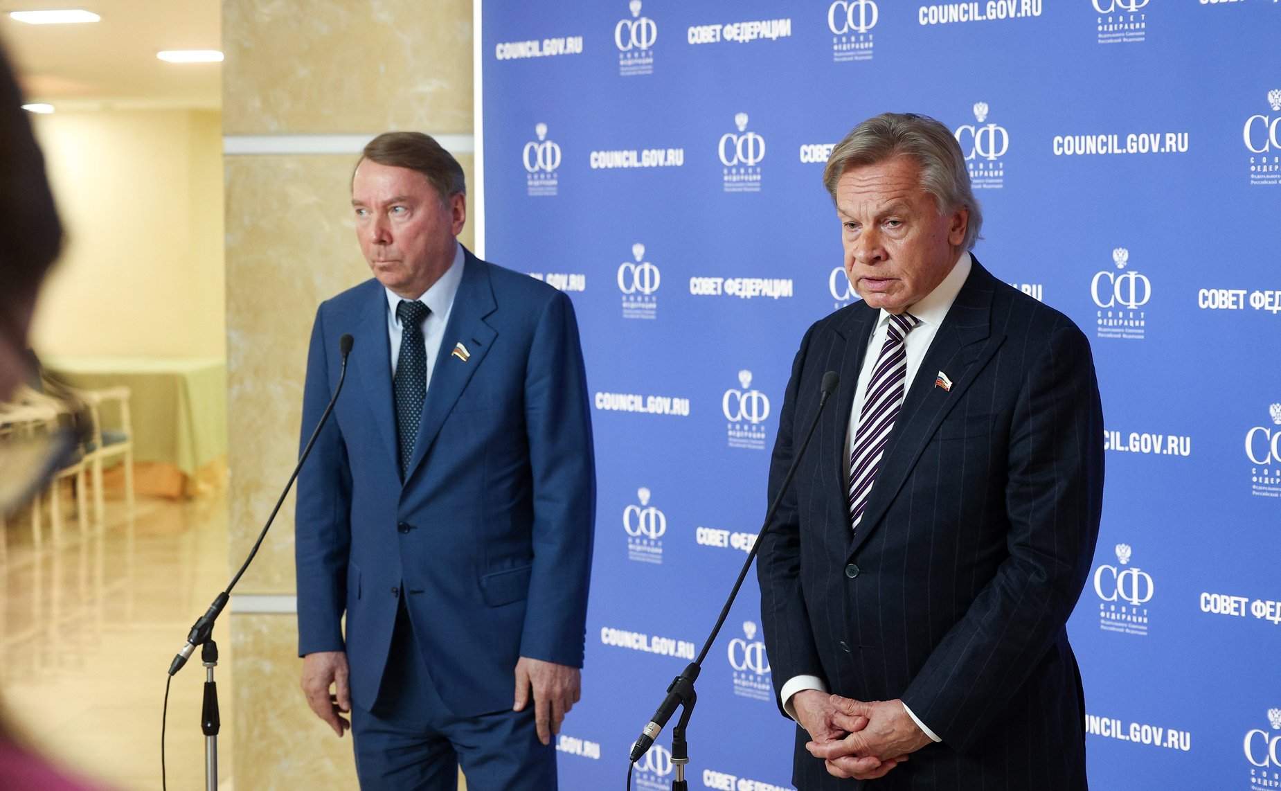 Пресс-подход по итогам круглого стола Комиссии СФ по информационной политике и взаимодействия со СМИ