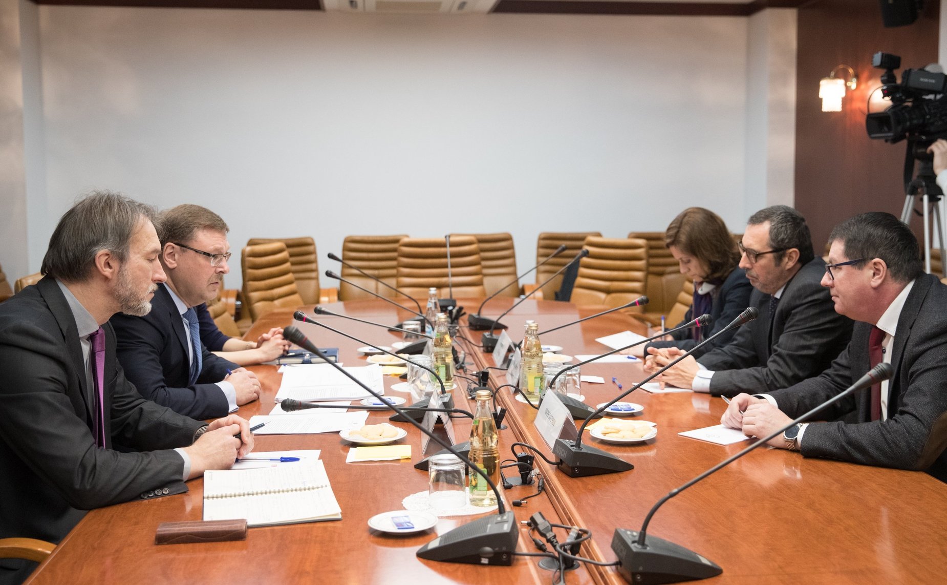 Встреча К. Косачева с Чрезвычайным и Полномочным Послом Португалии в России Паулу Визеу