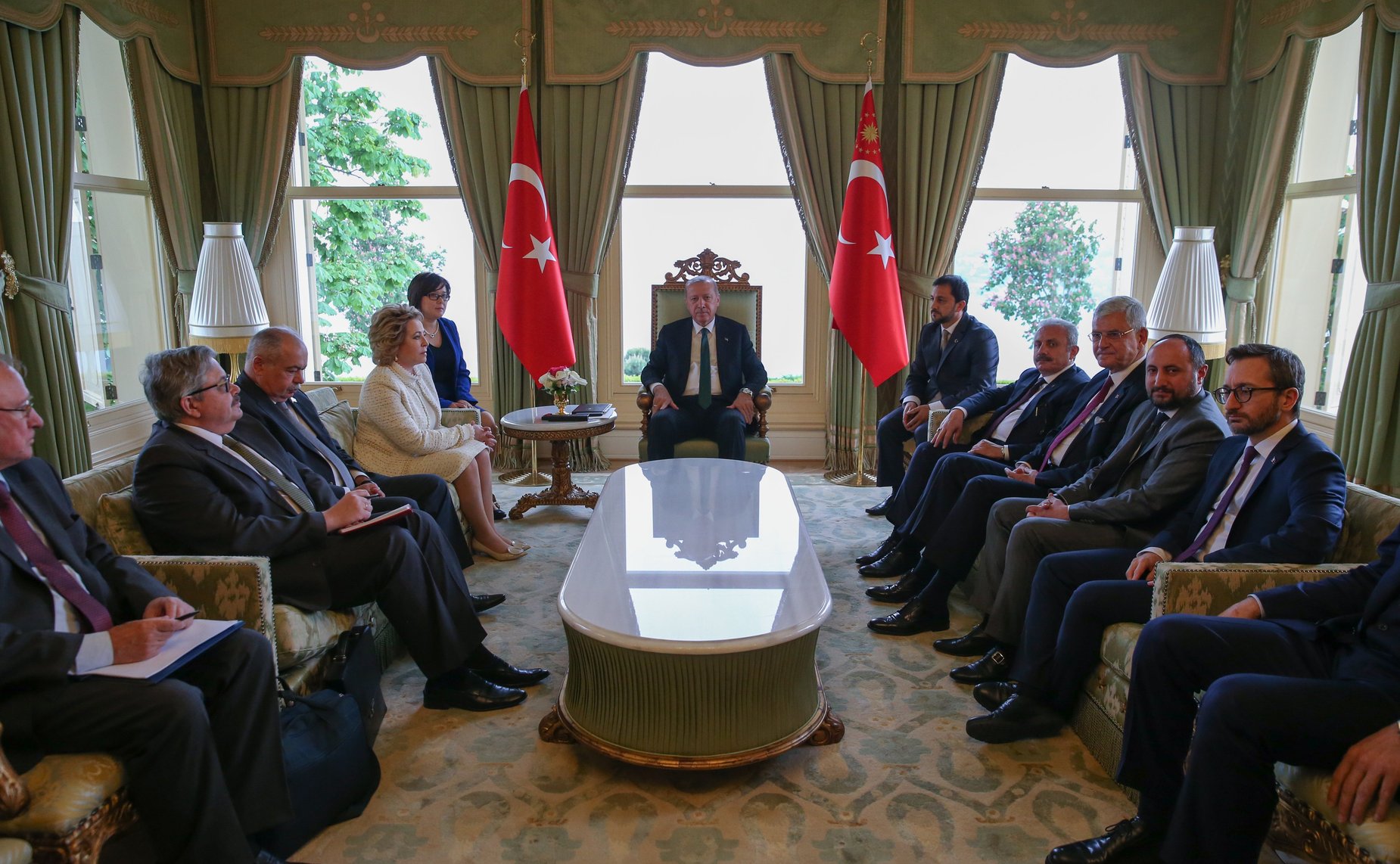 17 мая 2019 года. Встреча Валентины Матвиенко с Президентом Турции Р. Эрдоганом