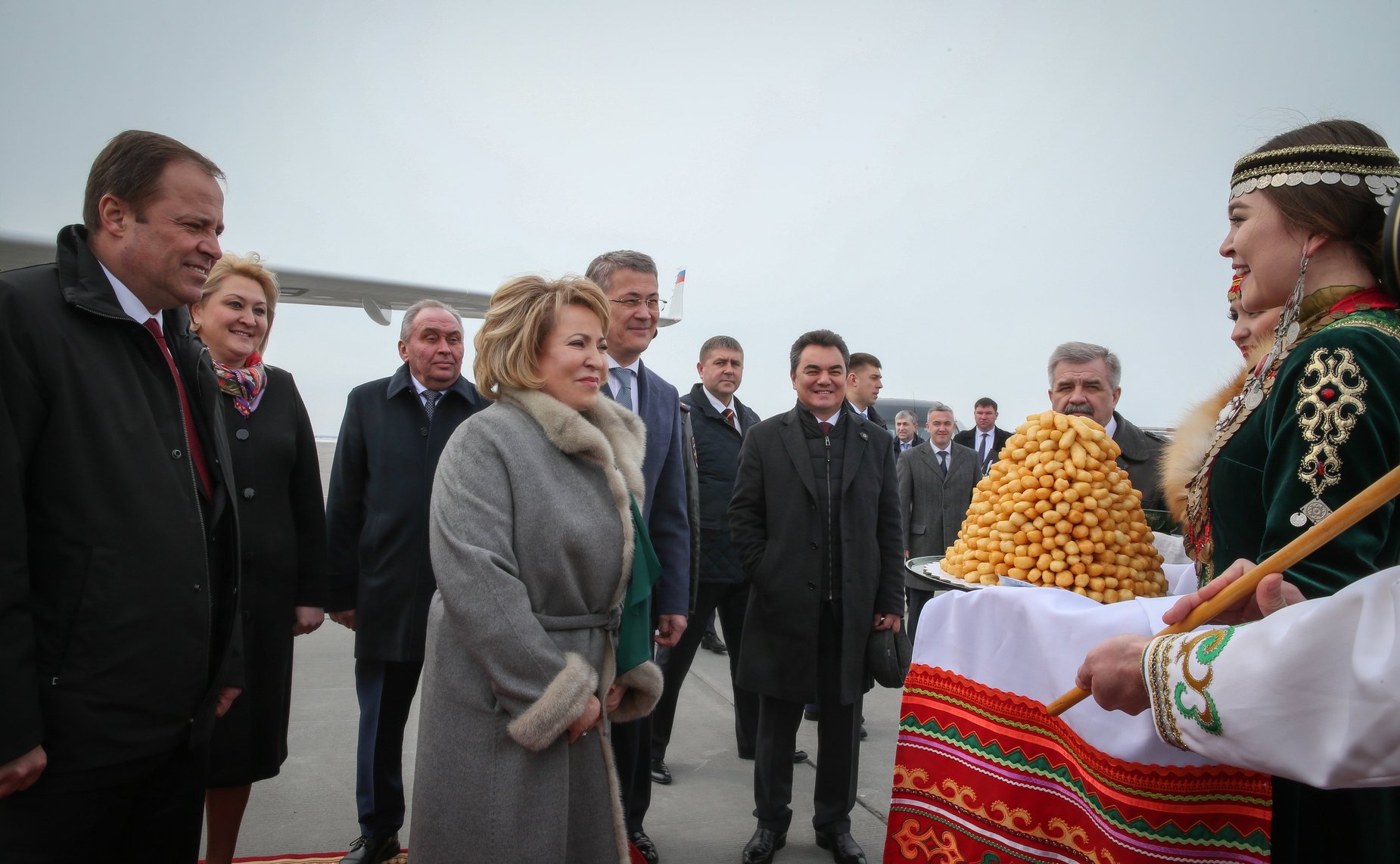 Прибытие Валентины Матвиенко в Уфу