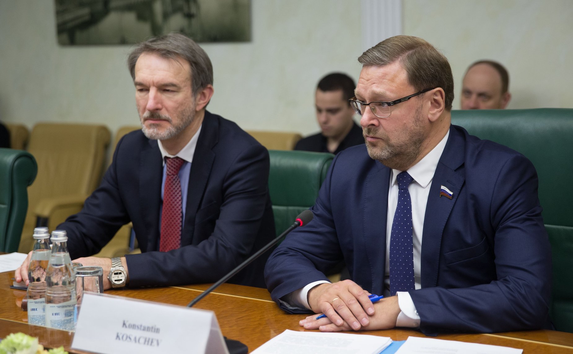 Встреча Константина Косачева с заместителем Министра иностранных дел Венесуэлы по вопросам Европы Иваном Хиль