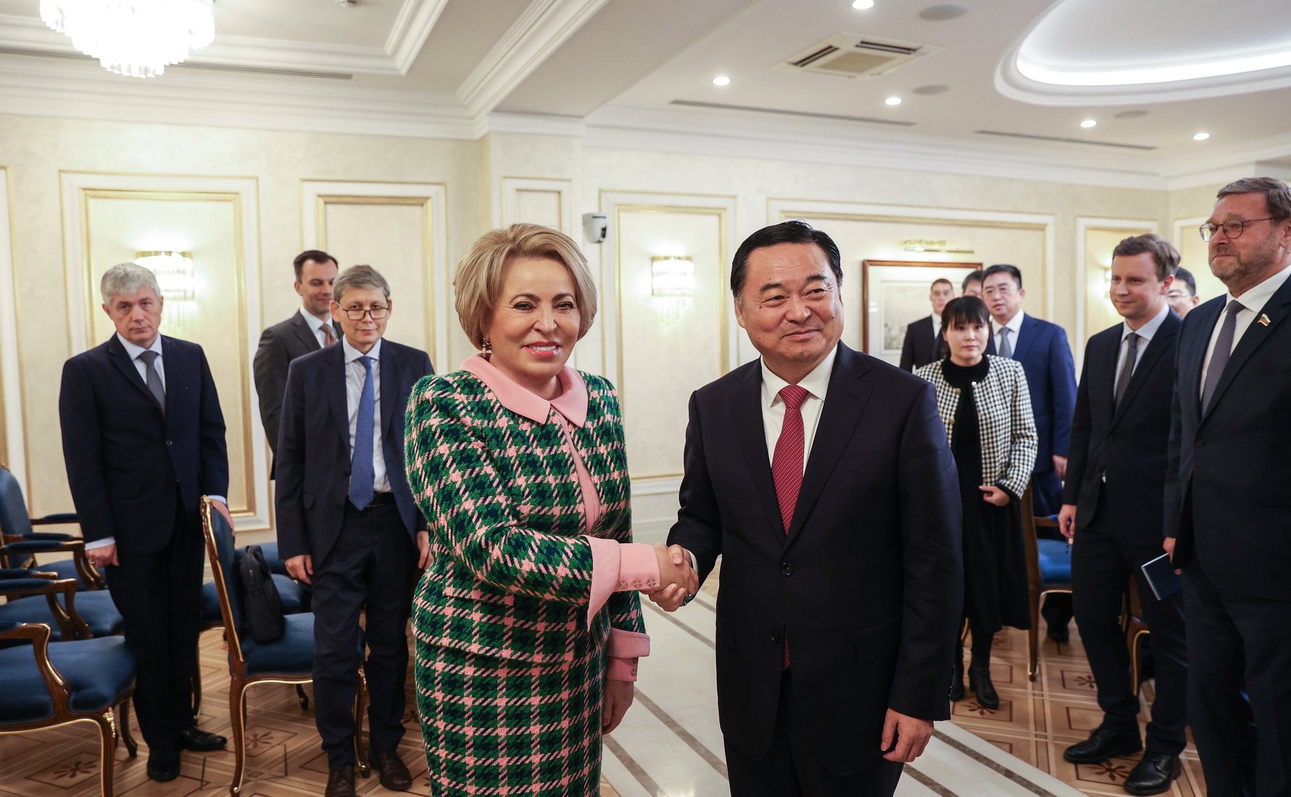 Валентина Матвиенко провела встречу с секретарем Комитета Коммунистической партии Китая провинции Ляонин, председателем Постоянного комитета Собрания народных представителей провинции Ляонин Хао Пэном