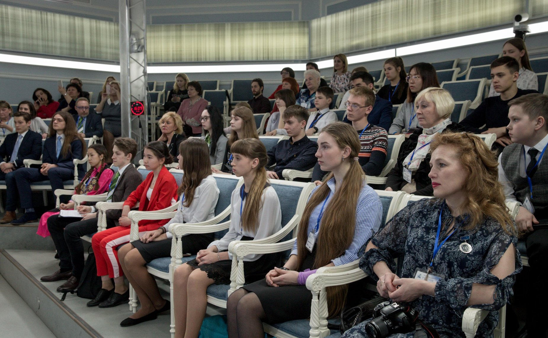 Встреча Л. Гумеровой с участниками XXVI Всероссийских юношеских чтений имени В.И. Вернадского