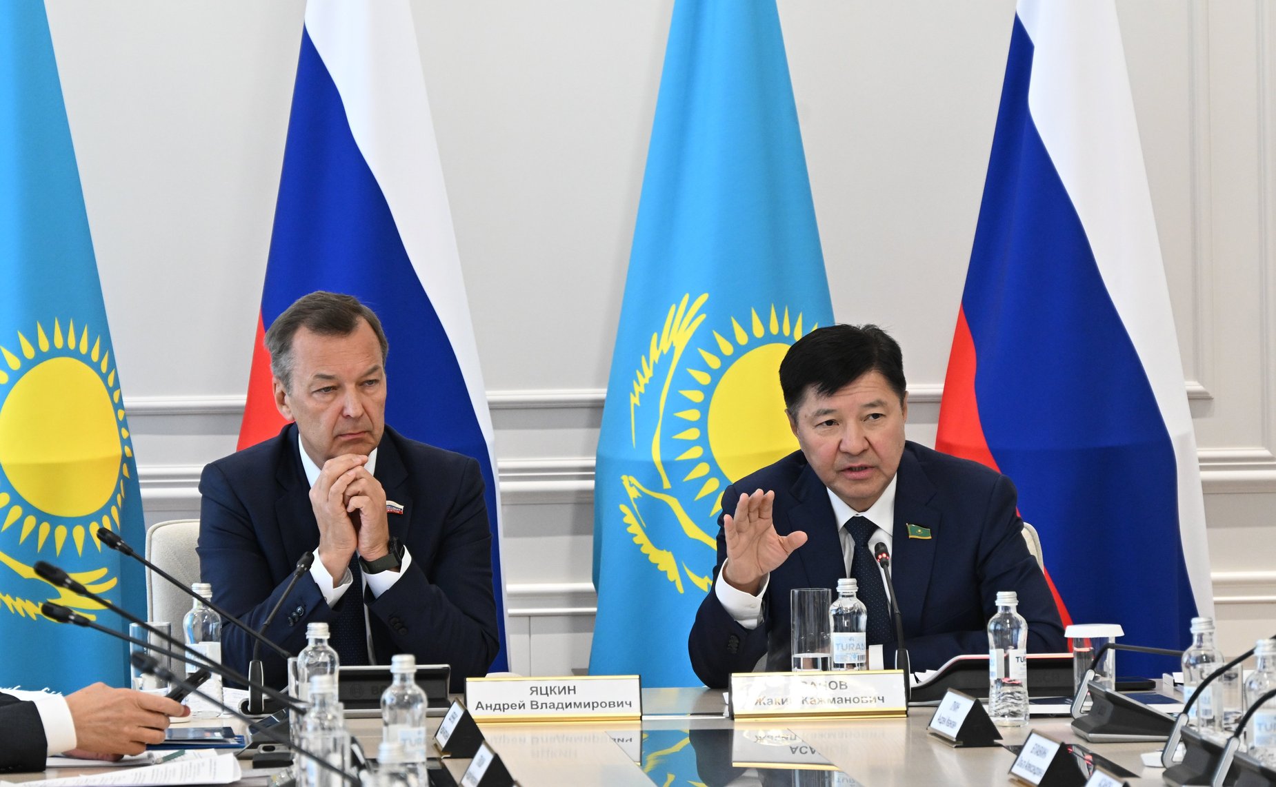Сенаторы РФ приняли участие в заседании Комиссии по сотрудничеству между Советом Федерации и Сенатом Парламента Республики Казахстан