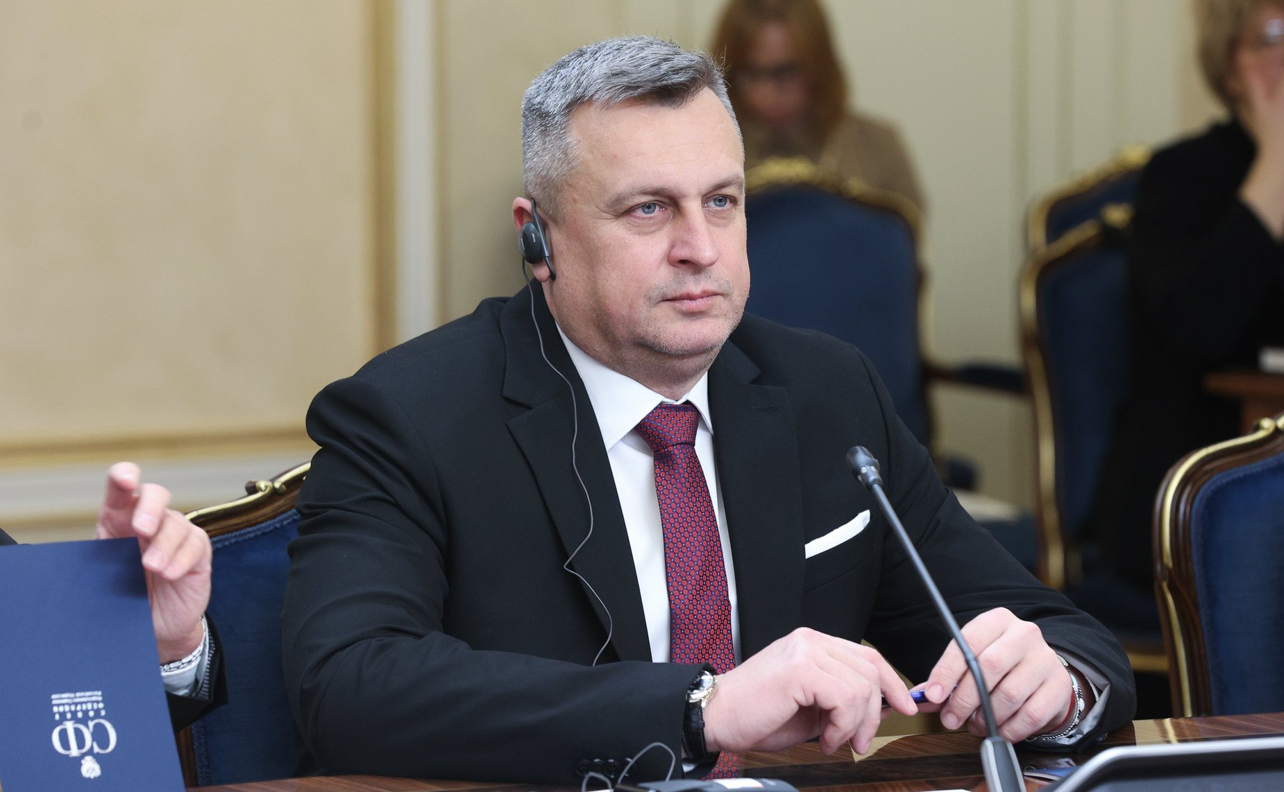 Встреча Валентины Матвиенко с заместителем Председателя Национального совета Словацкой Республики Андреем Данко и заместителем Председателя Национального совета Словацкой Республики Тибором Гашпаром