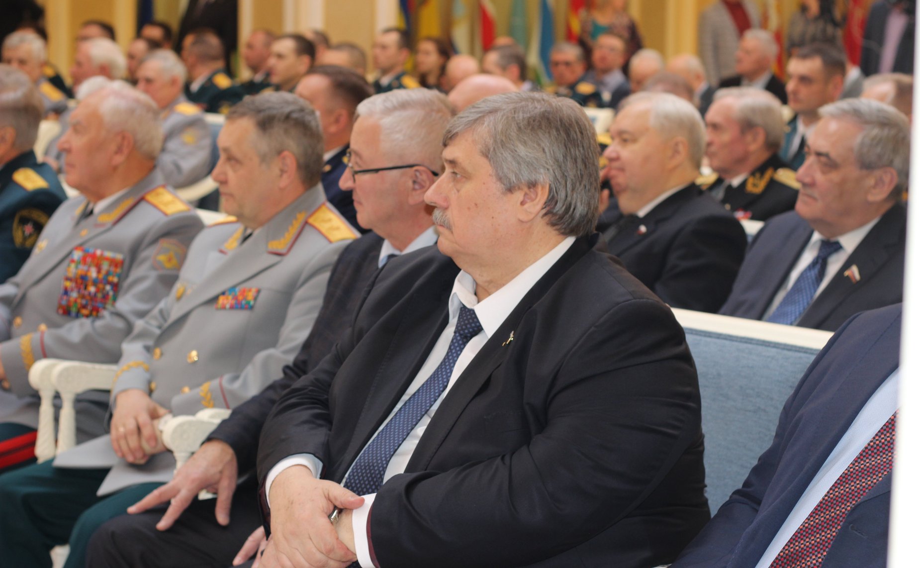 М. Козлов принял участие в совместном торжественном заседании Комитета СФ по обороне и безопасности и Клуба военачальников Российской Федерации, посвященного 100-летию со дня создания Красной Армии