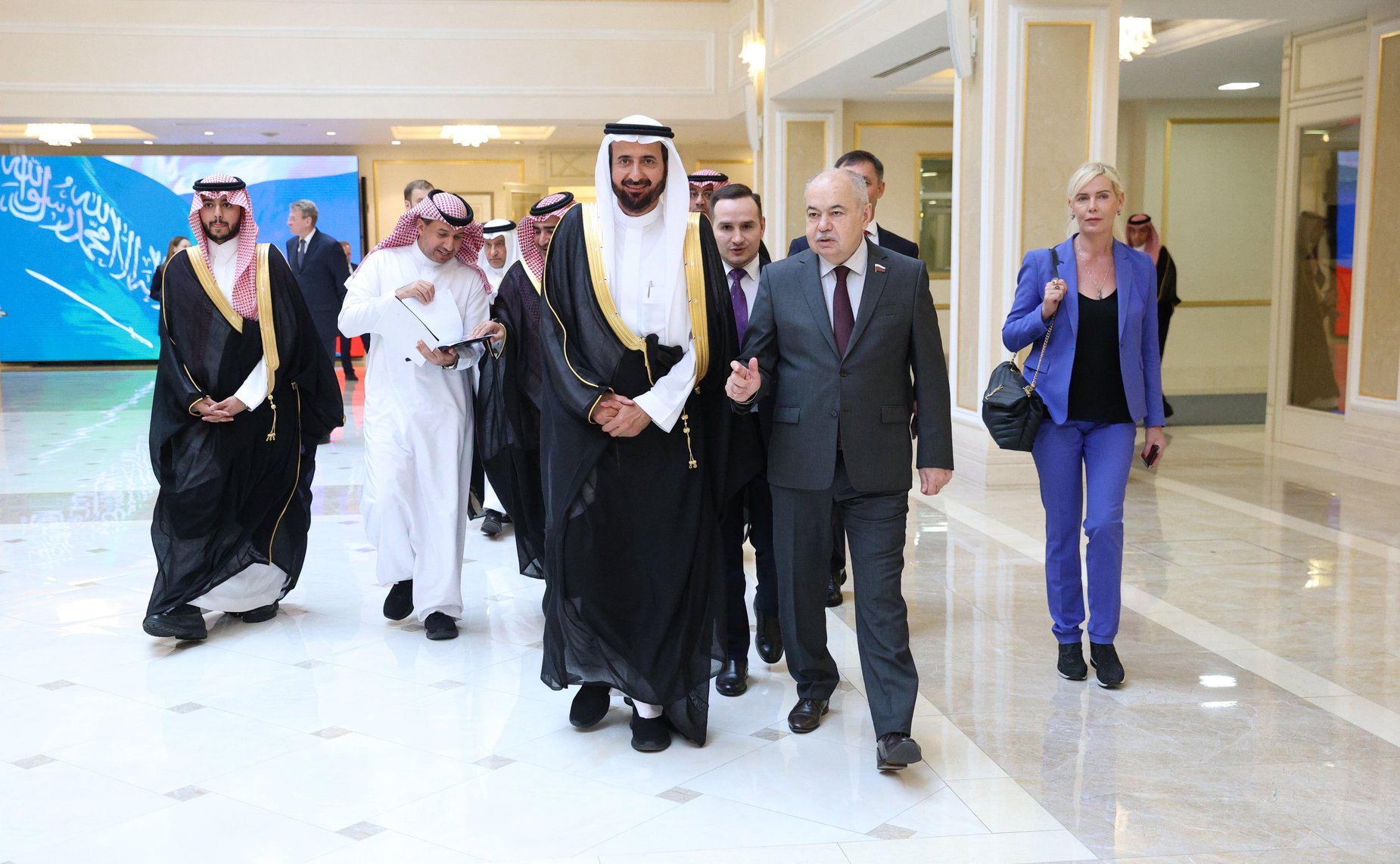 Встреча Председателя Совета Федерации Валентины Матвиенко с Министром по делам хаджа и умры Королевства Саудовская Аравия Тауфиком бен Фаузаном Ар-Рабиа