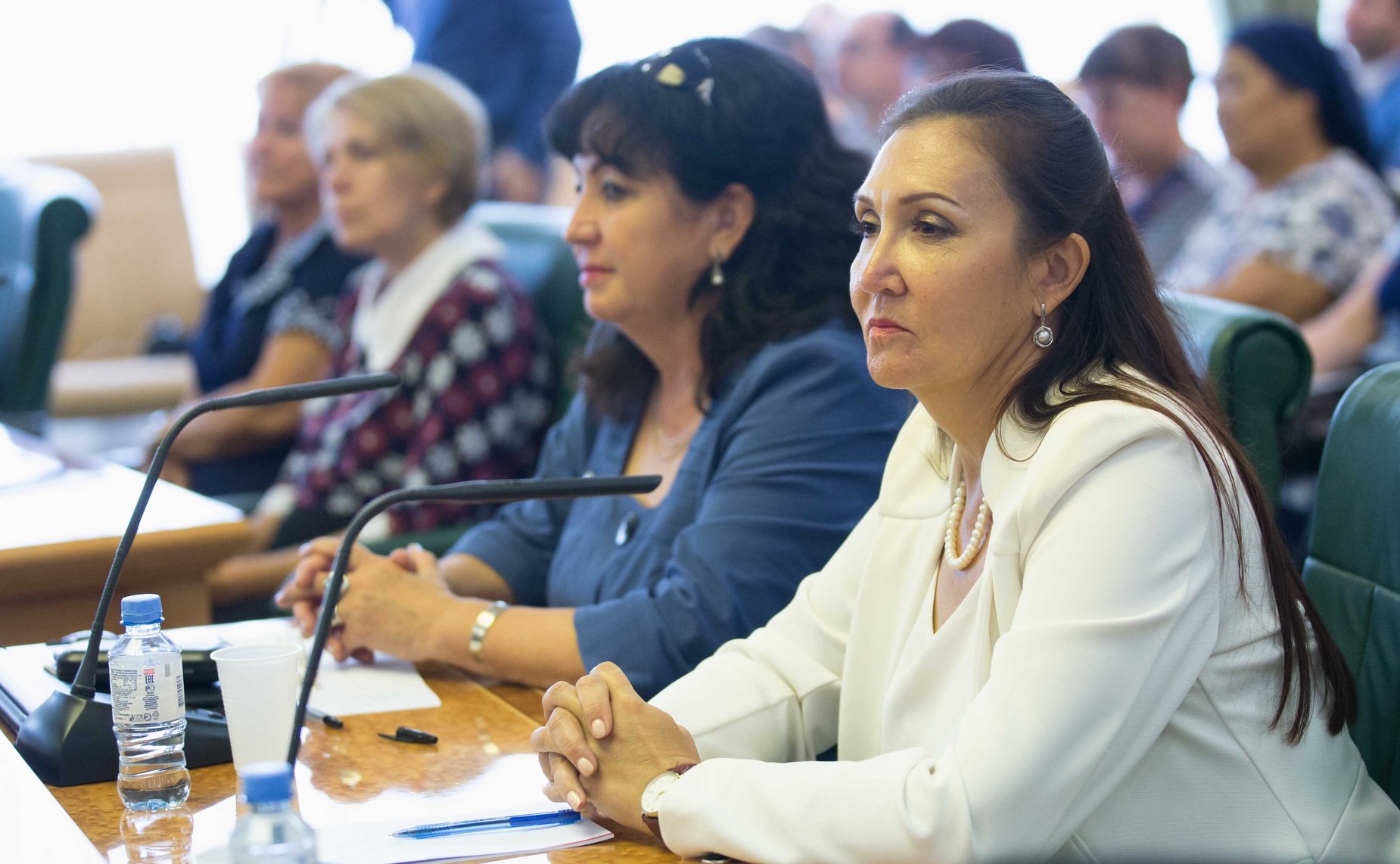 Встреча В Матвиенко с группой российских учителей, направляемых для работы в общеобразовательные учреждения Республики Таджикистан