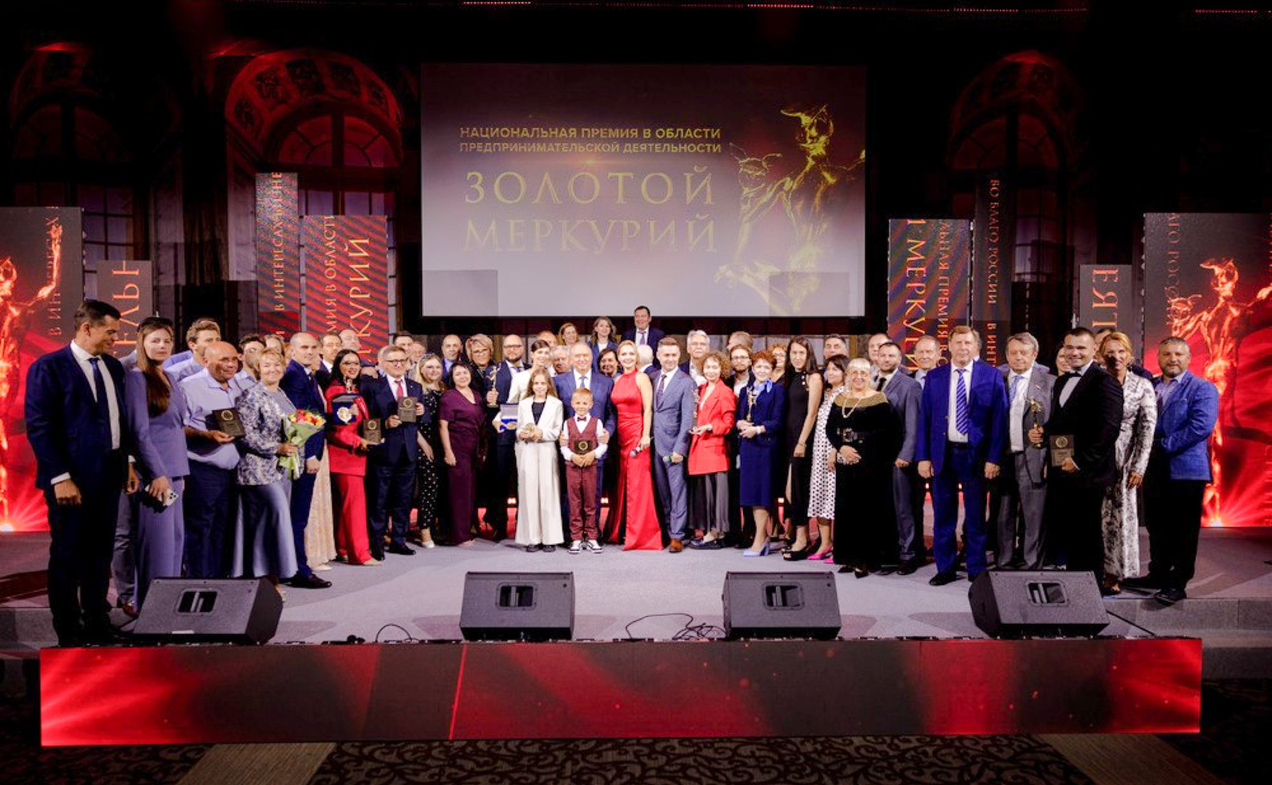 Инна Святенко приняла участие в церемонии вручения Национальной премии «Золотой Меркурий»