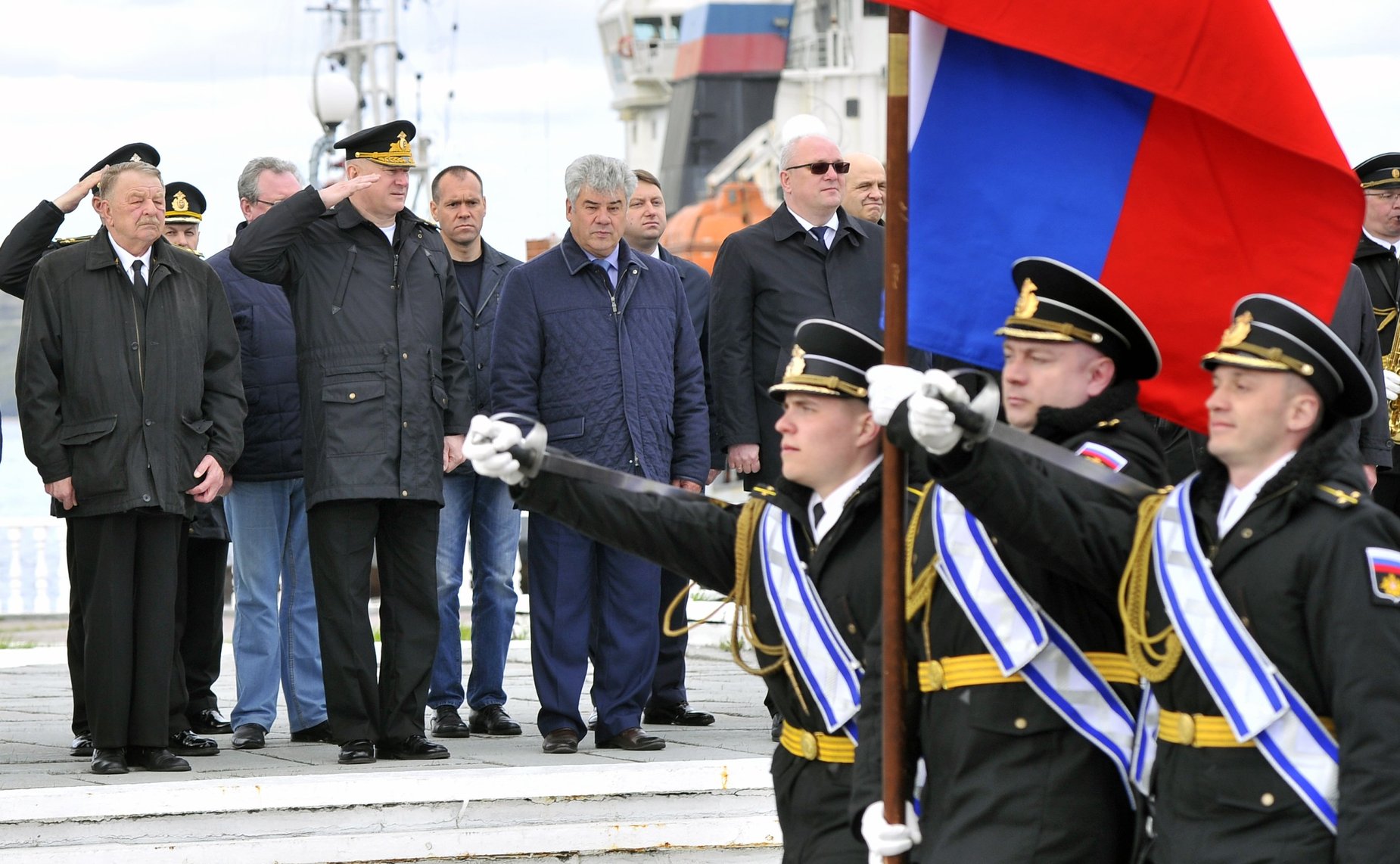 Выездное заседание Комитета СФ по обороне и безопасности в Гаджиево (Мурманская область)