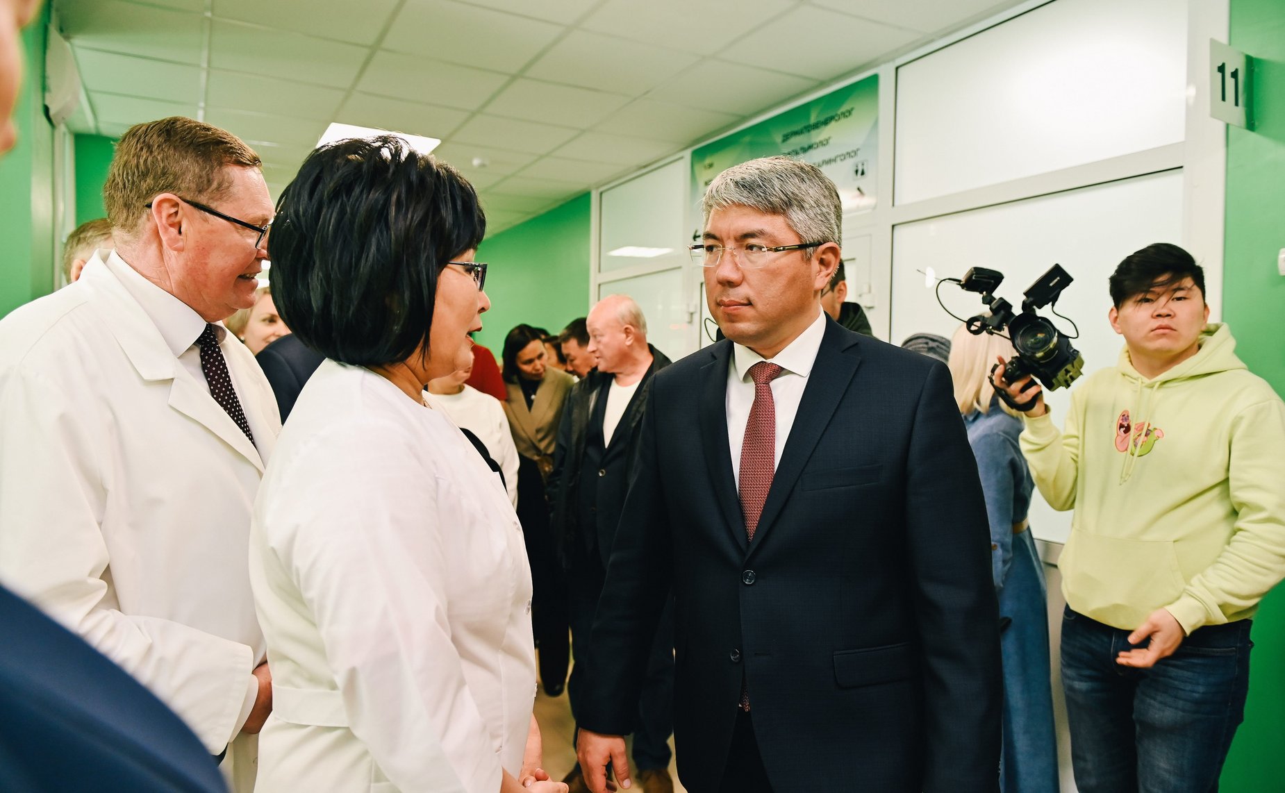 Церемония открытия новой поликлиники в Тарбагатайском районе