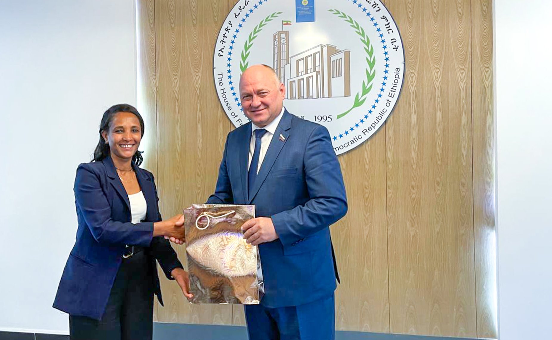 В ходе визита Алексей Кондратенко провел встречу с членами Совета Федерации Демократической Республики Эфиопии