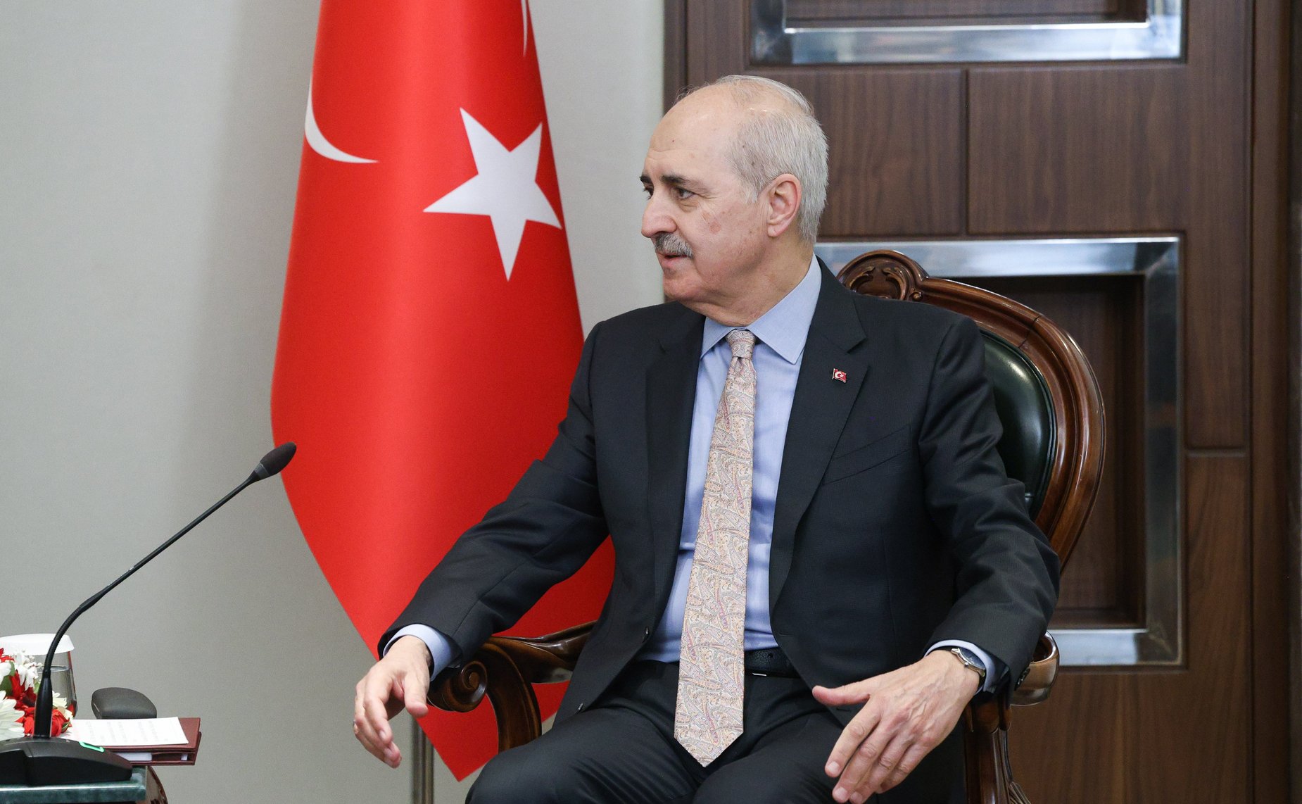 «На полях» 152-й Ассамблеи Межпарламентского союза в Стамбуле Валентина Матвиенко провела встречу с главой Великого национального собрания Турции Нуманом Куртулмушем