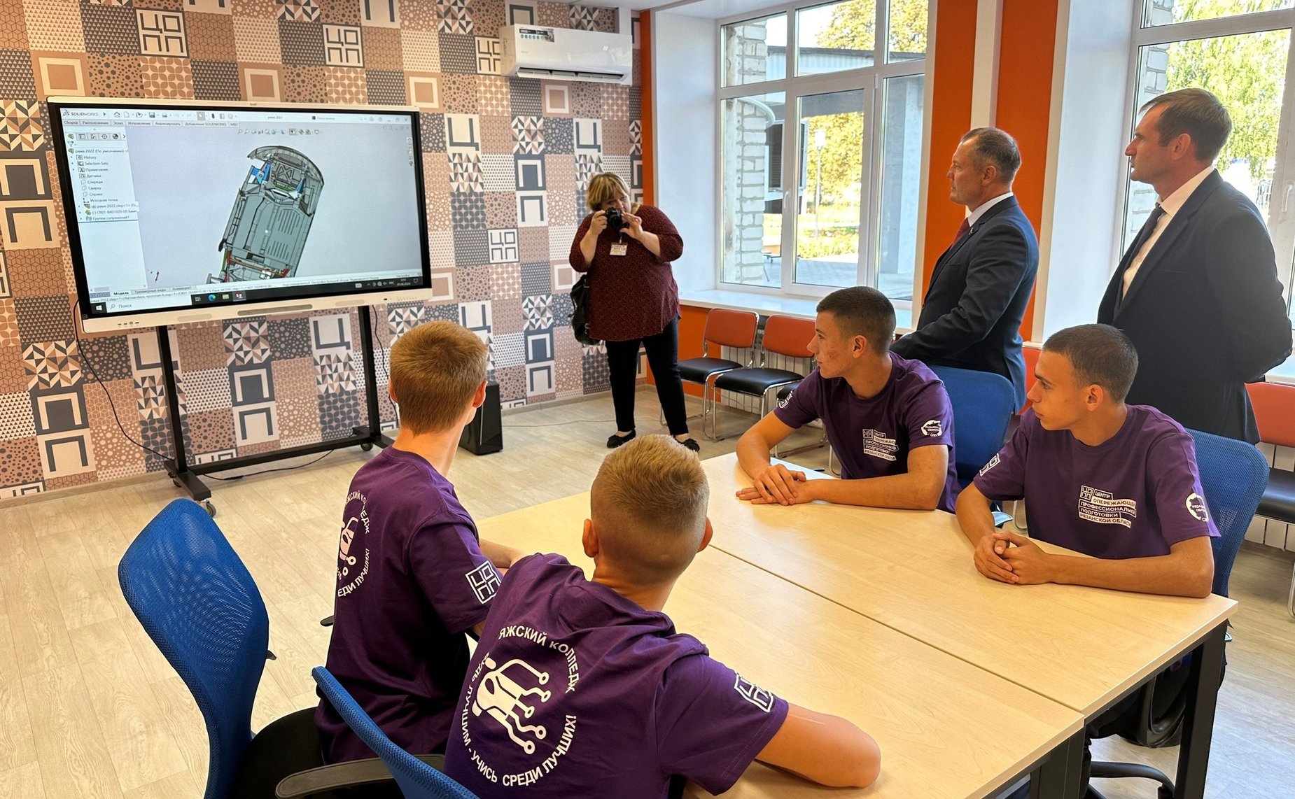 Игорь Мурог принял участие в открытии Центра опережающей профессиональной подготовки (ЦОПП) по направлению «Автомобильный транспорт» в Ряжском колледже имени Героя Советского Союза А.М. Серебрякова