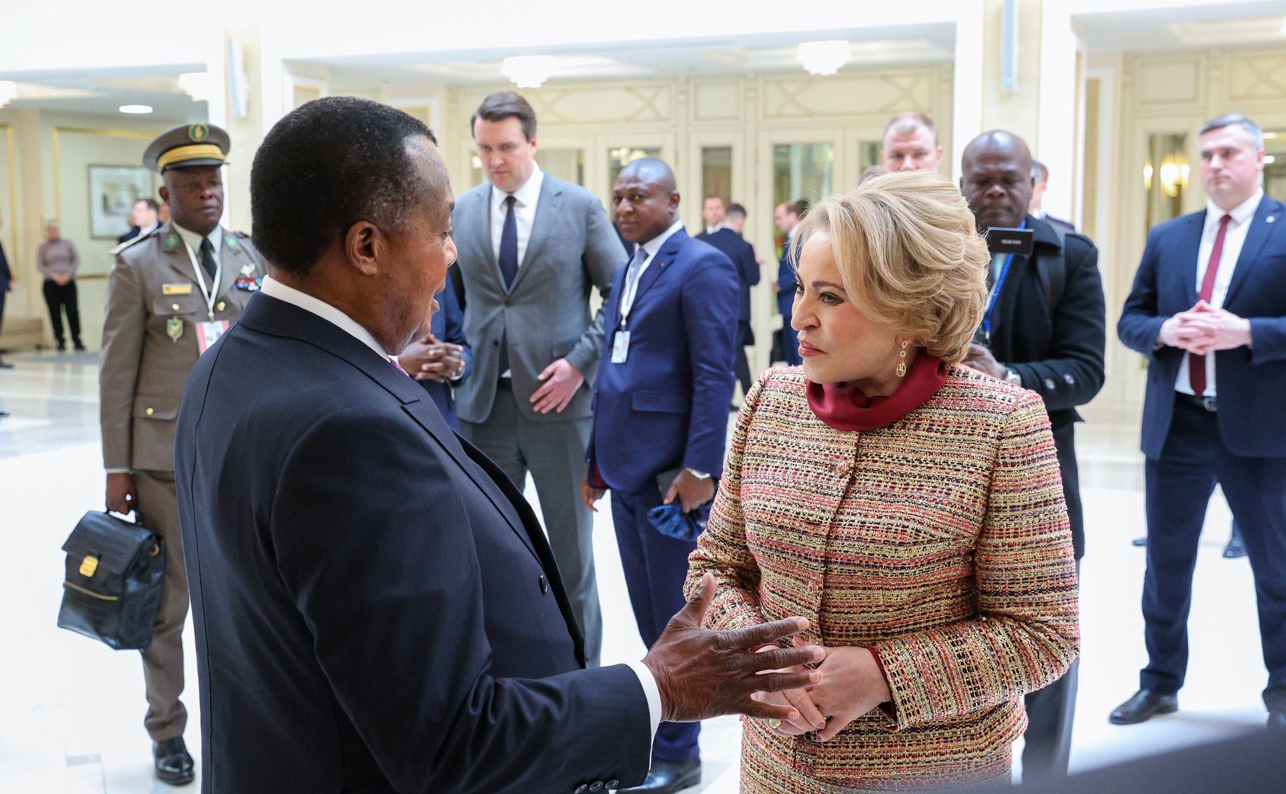 Встреча Председателя Совета Федерации Валентины Матвиенко с Президентом Республики Конго Дени Сассу-Нгессо