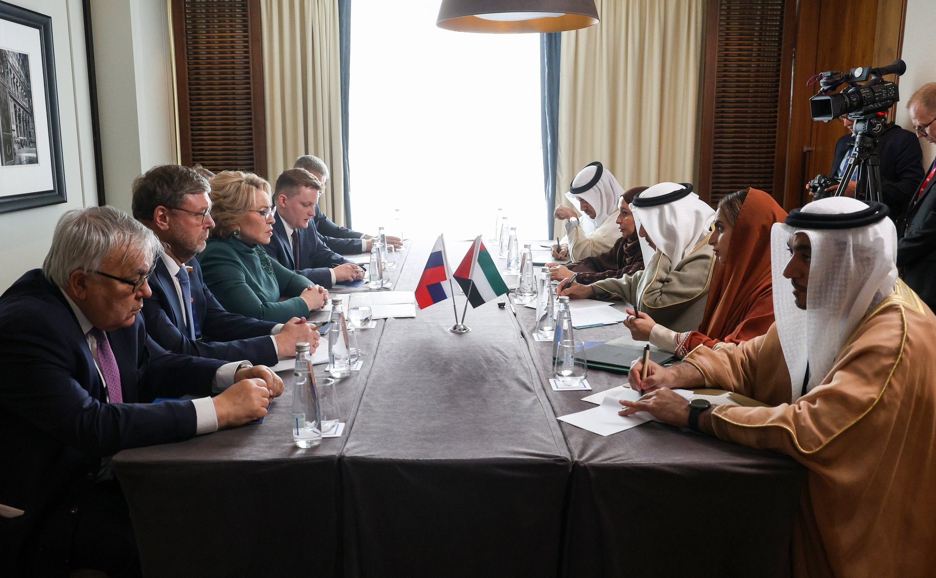 Валентина Матвиенко встретилась с Председателем Федерального национального совета ОАЭ Сакром Гоббашем