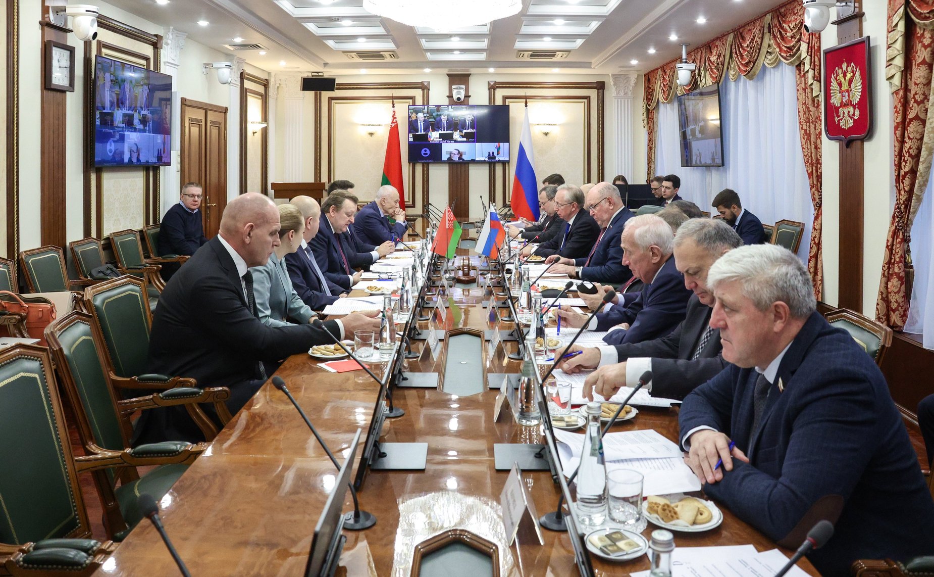 Совместное заседание Комитета Совета Федерации по международным делам и Постоянной комиссии Совета Республики Национального собрания Республики Беларусь по международным делам и национальной безопасности