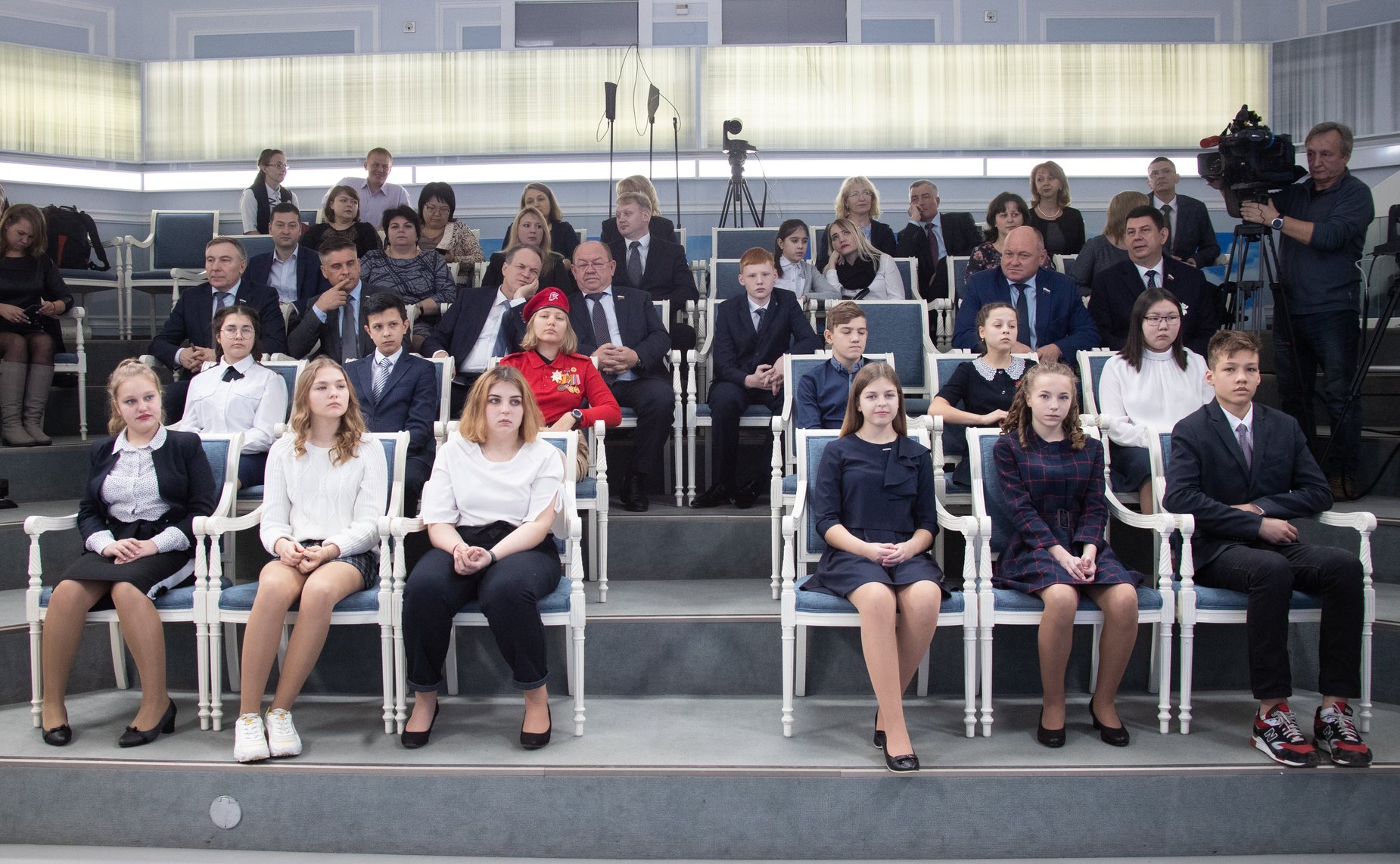 Церемония вручения паспортов в рамках проведения Всероссийской акции «Мы — граждане России!»