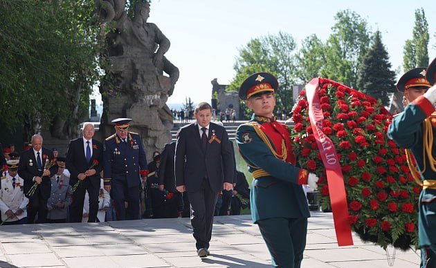 Николай Семисотов принял участие в торжественных мероприятиях в день 80-летия Великой Победы в городе-герое Сталинграде