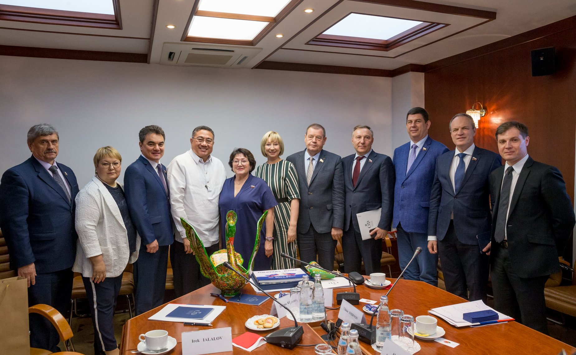 Встреча Людмилы Талабаевой с Чрезвычайным и Полномочным Послом Республики Филиппины в РФ Карлосом Д. Сорретой