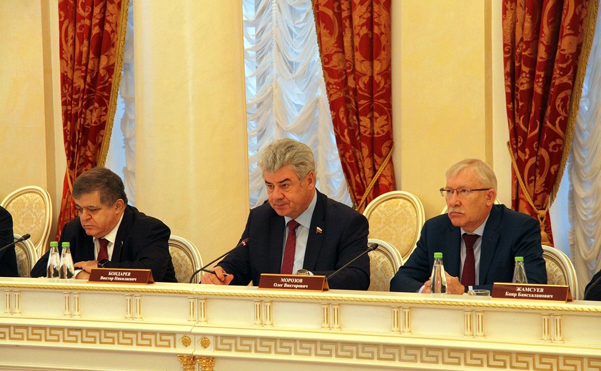 Совместное заседание Комитета СФ по международным делам, Комитета СФ по обороне и безопасности и Комитета по международным отношениям, обороне и безопасности Сената Парламента Республики Казахстан