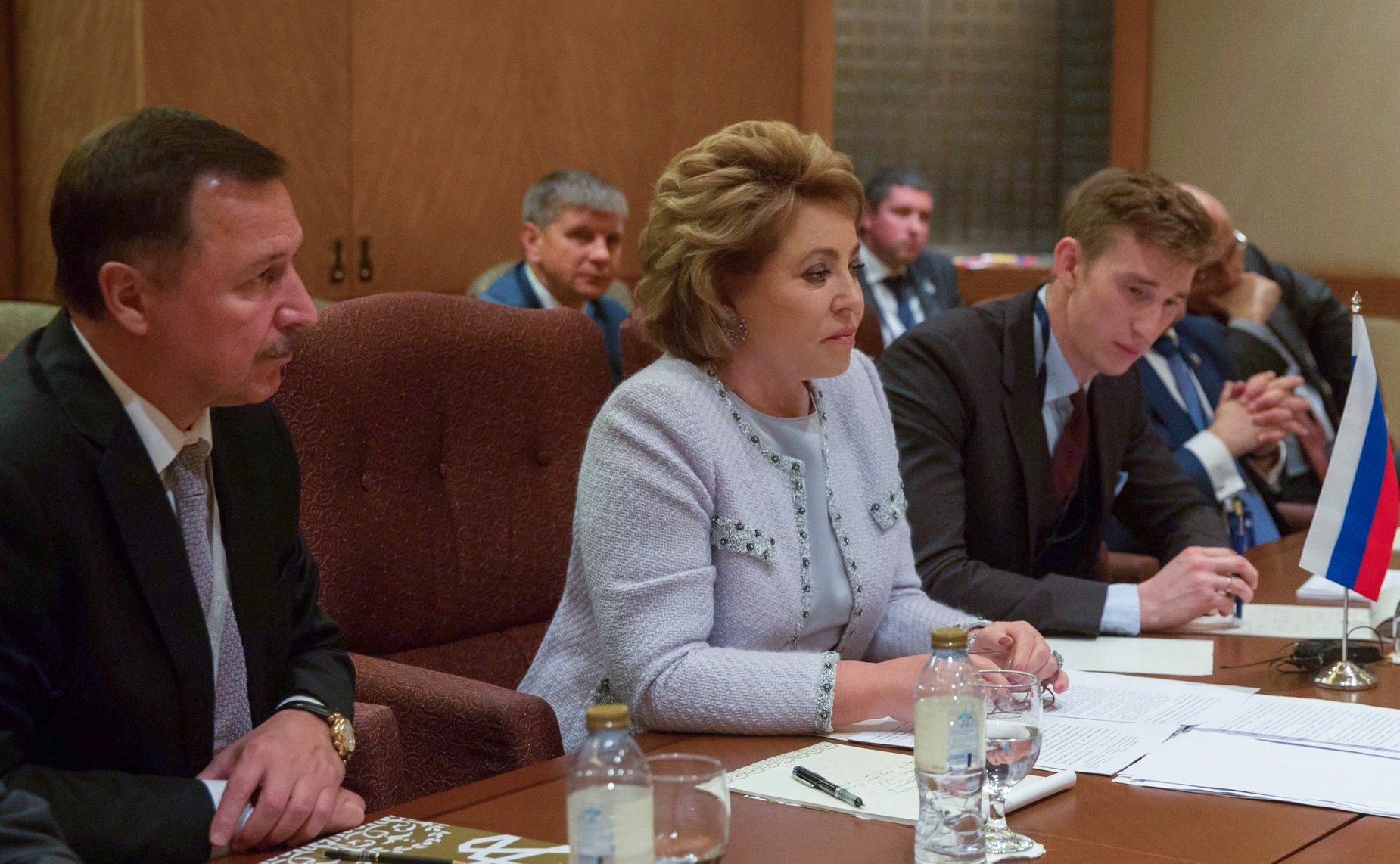 Встреча Валентины Матвиенко с Председателем Ассамблеи Республики Мозамбик Вероникой Какаму Длову