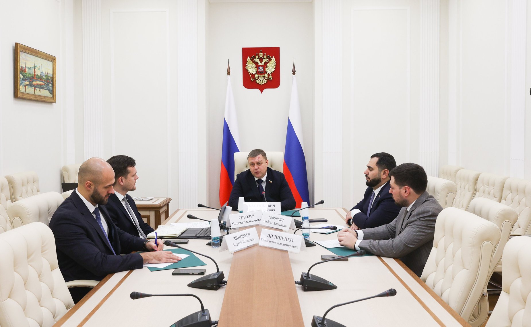 Заседание Совета Палаты молодых законодателей при Совете Федерации