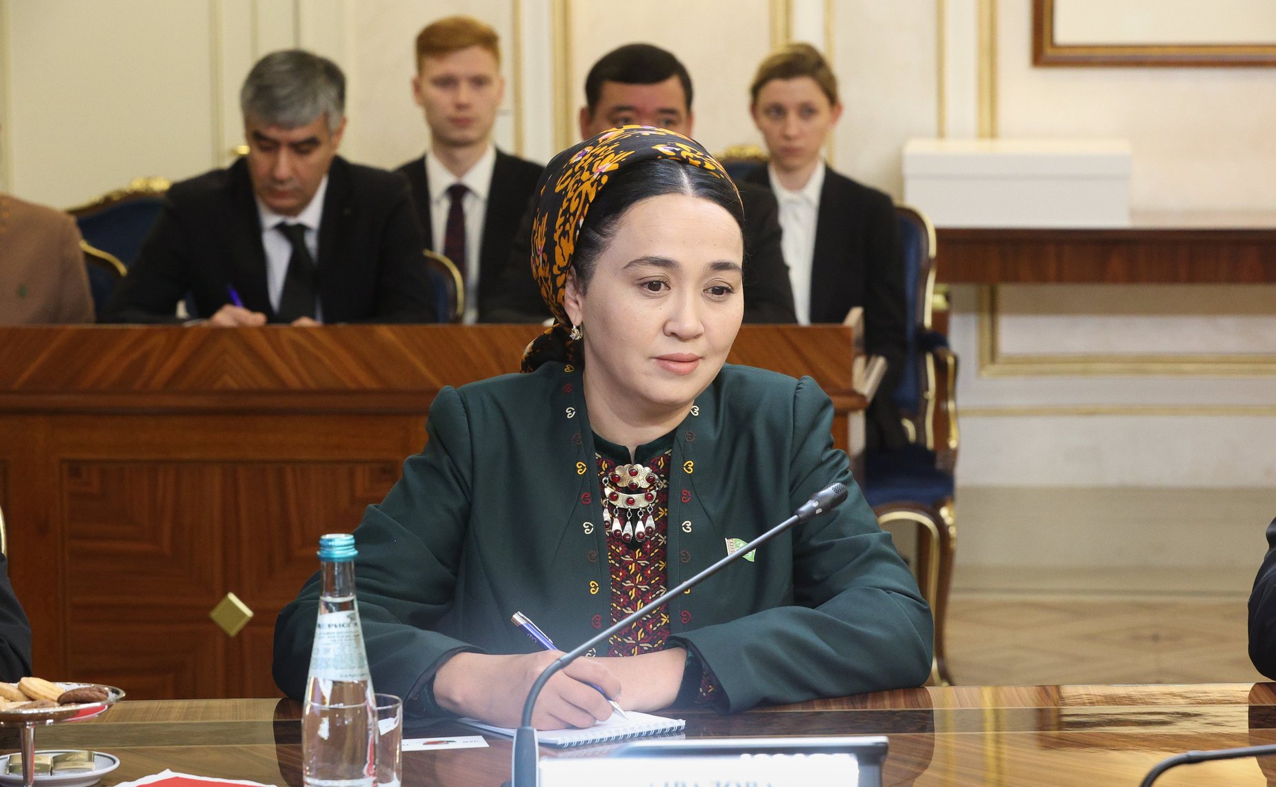 Встреча Председателя Совета Федерации Валентины Матвиенко с Председателем Меджлиса Туркменистана Дуньягозель Гулмановой