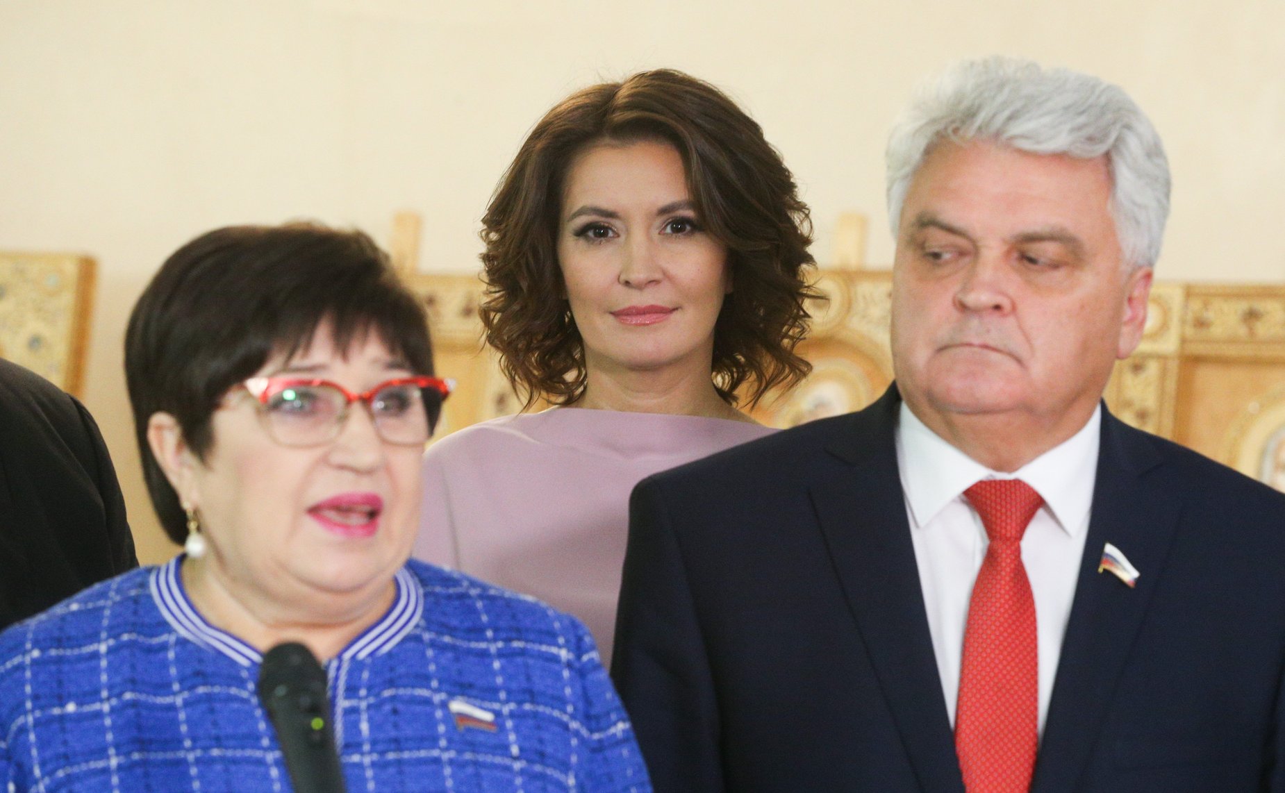 В Совете Федерации открылась выставка «Адмирал Ушаков и небесные покровители Армии и Флота России»