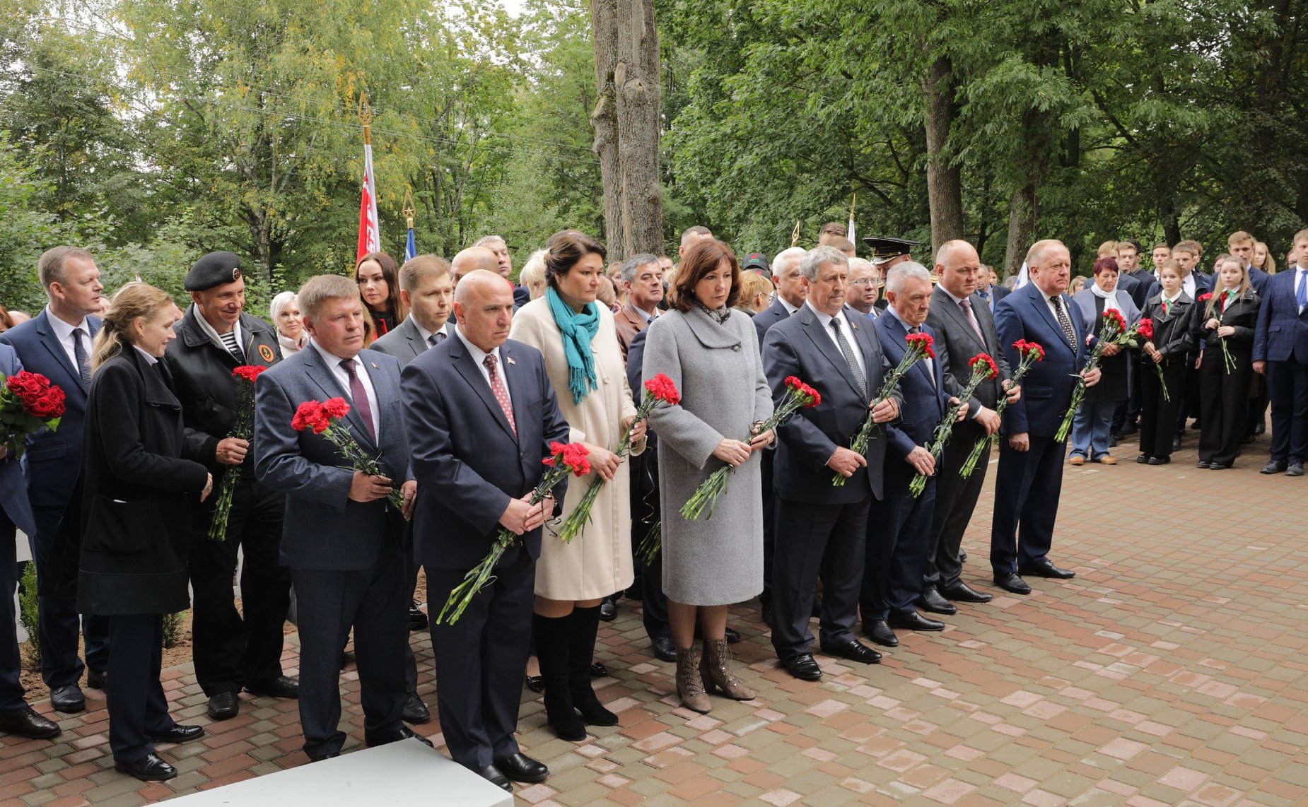 Алексей Кондратенко и Владимир Бекетов приняли участие в церемонии захоронения останков советского летчика в Республике Беларусь