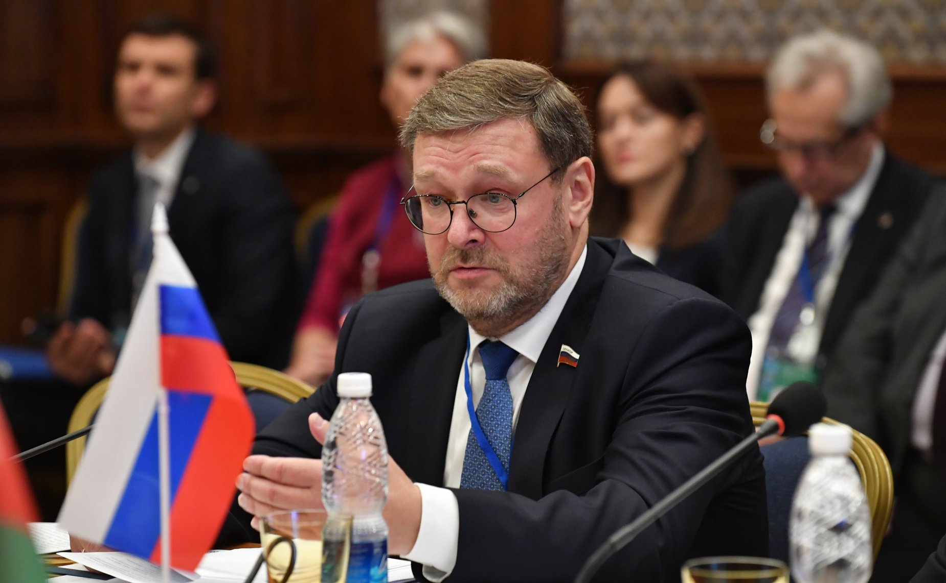 Заместитель Председателя Совета Федерации Константин Косачев выступил на заседании Комиссии МПА СНГ по политическим вопросам и международному сотрудничеству