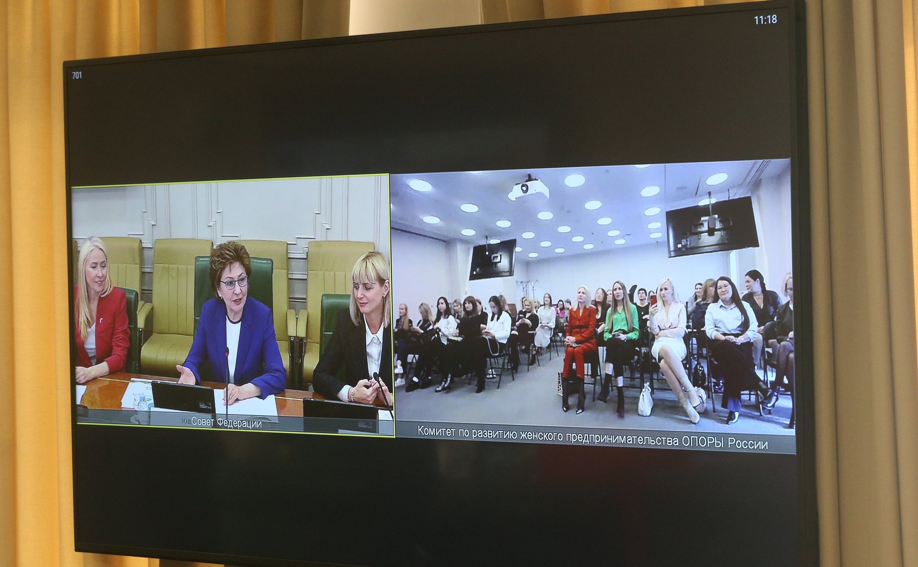 Заместитель Председателя Совета Федерации Галина Карелова провела встречу с региональными лидерами проекта Совета ЕЖФ «Развитие женского предпринимательства»