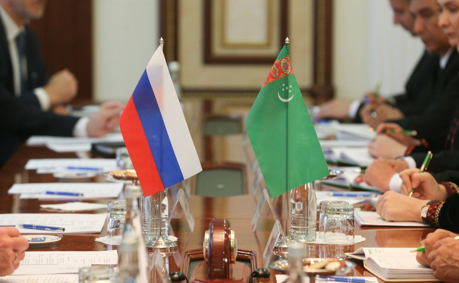 Встреча заместителя Председателя СФ Константина Косачева с заместителем Председателя Халк Маслахаты Милли Генгеша Туркменистана