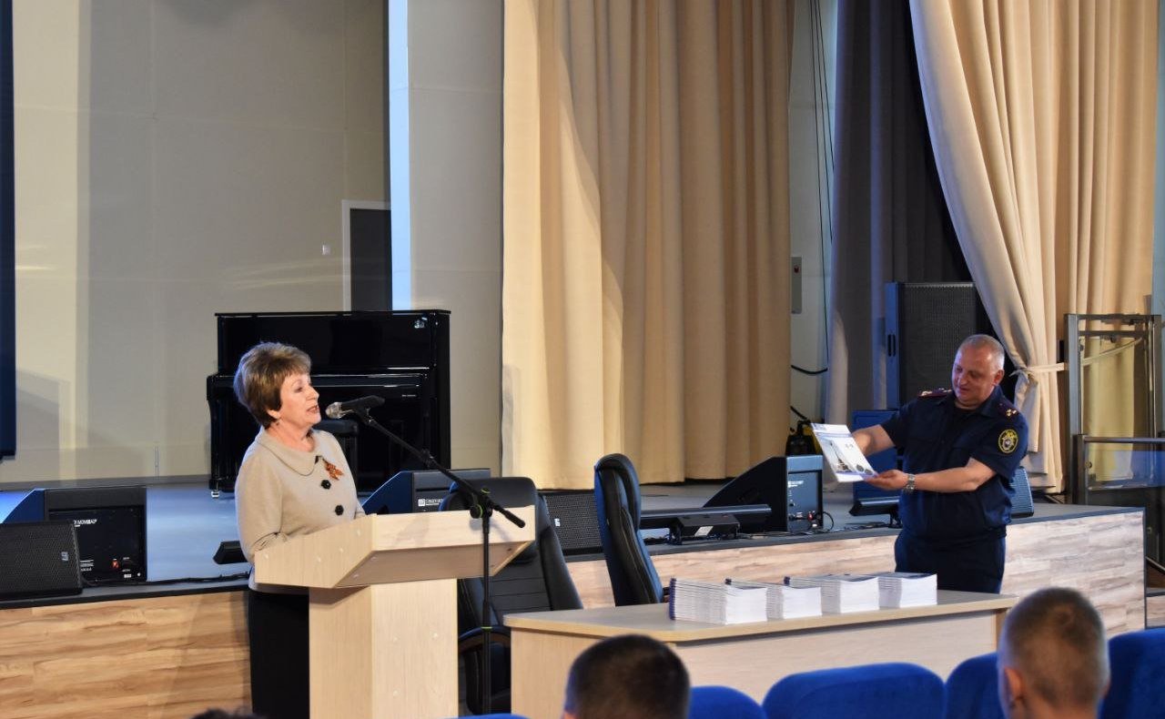 Екатерина Алтабаева побывала в кадетском корпусе Следственного комитета Российской Федерации им. В.И. Истомина