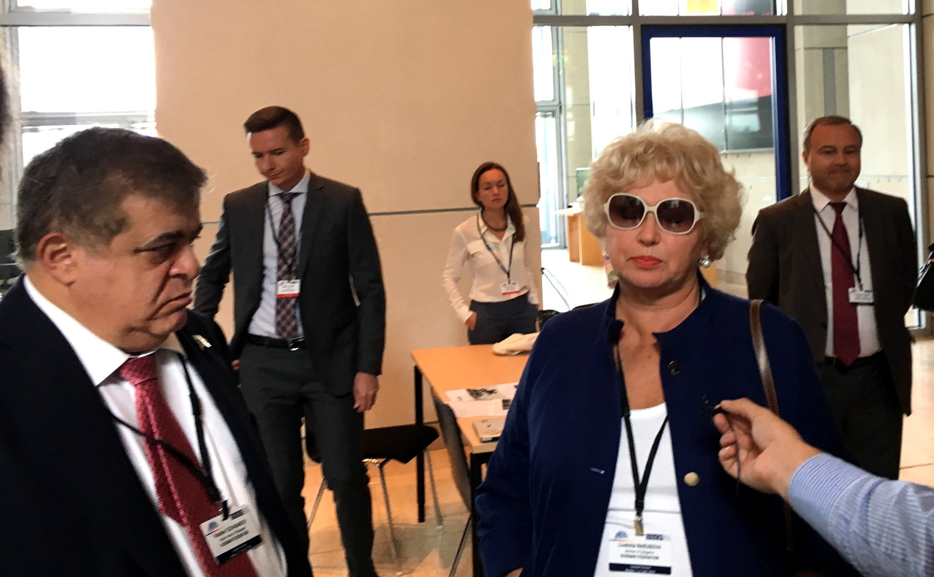 Брифинг Л. Нарусовой