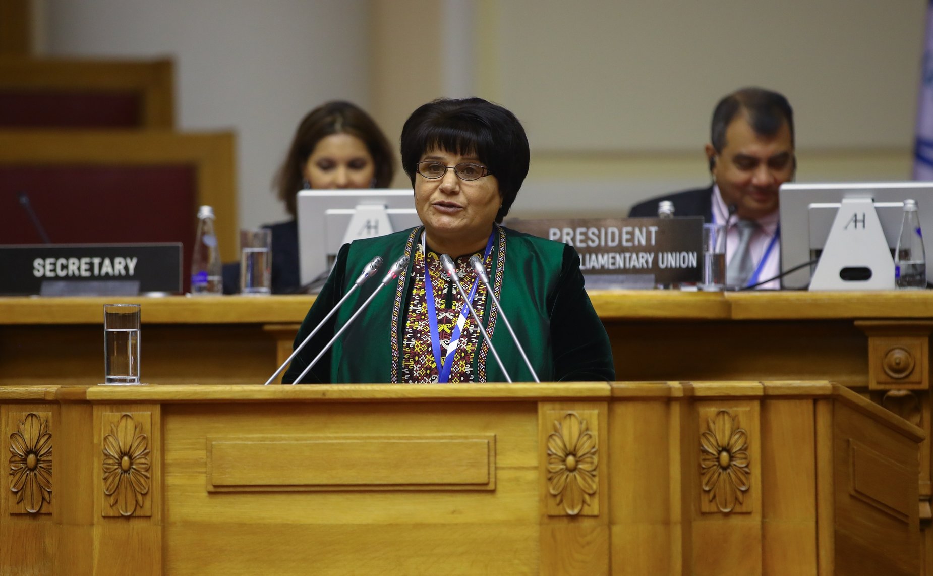 Выступление Председателя Меджлиса Туркменистана Акджи Нурбердыевой