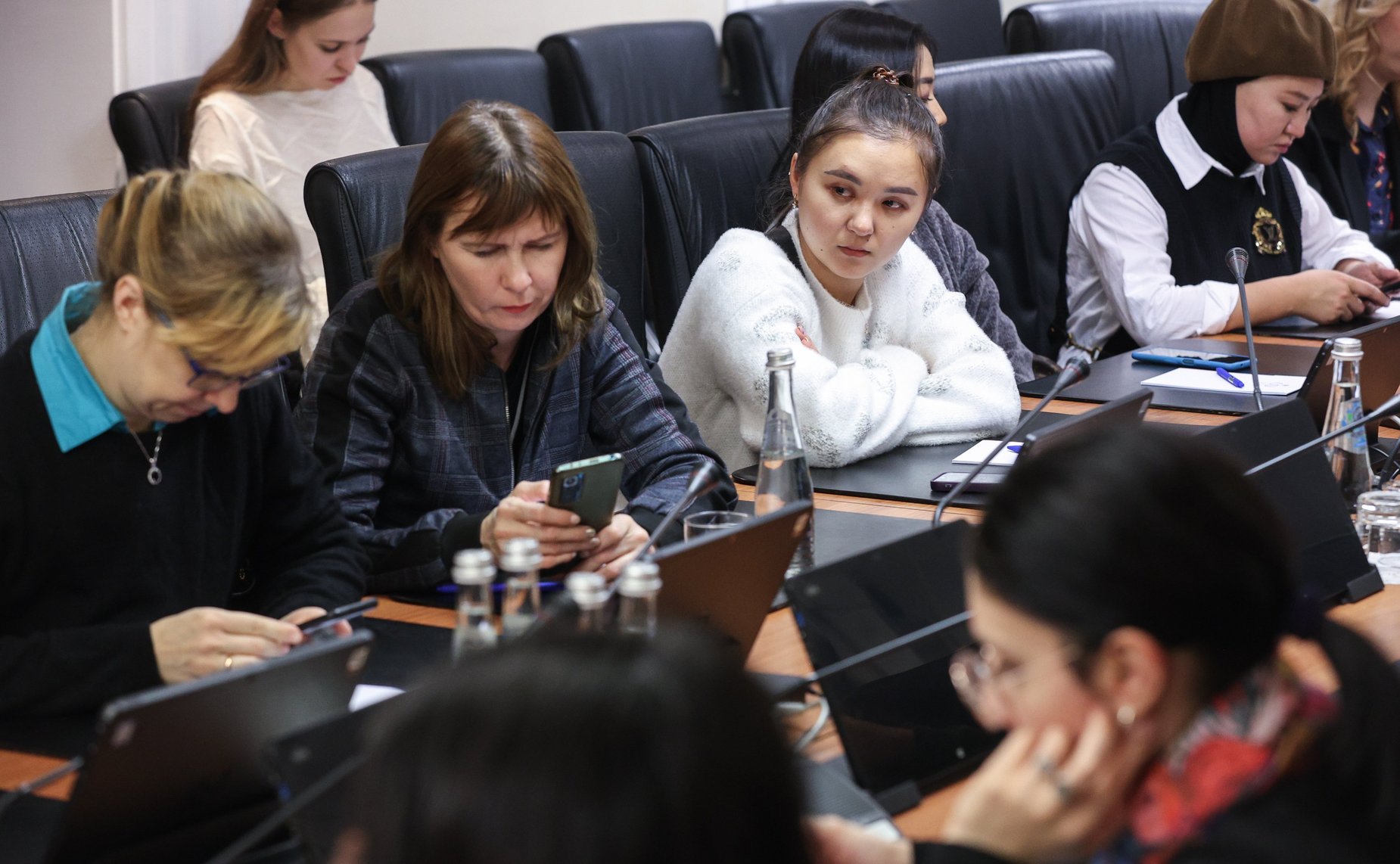 Встреча председателя Комитета СФ по международным делам Григория Карасина с журналистами ближнего зарубежья